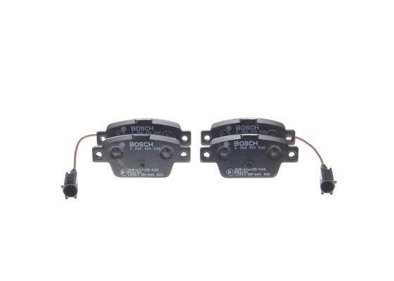 BOSCH Bremsensatz, Scheibenbremse ijg5y0txh7 Hinterachse Voll 251mm 10mm für LANCIA FIAT ALFA ROMEO