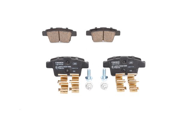 BOSCH Bremsensatz, Scheibenbremse ijzjsgm1y3 Hinterachse Voll 268mm 12mm für PEUGEOT CITROËN