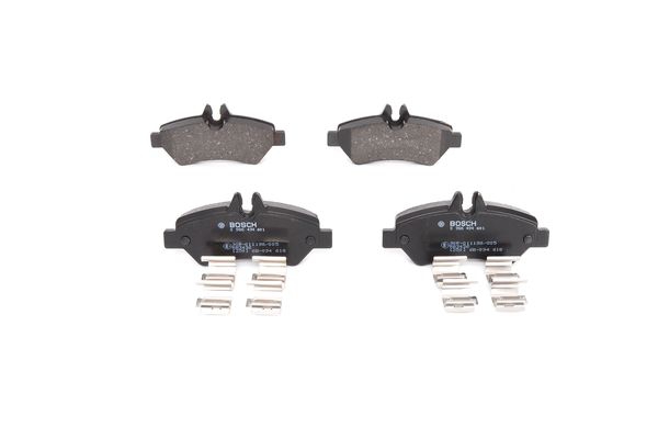 BOSCH Bremsensatz, Scheibenbremse ijzjsgm5w5 Hinterachse Voll 298mm 15mm für MERCEDES-BENZ VW