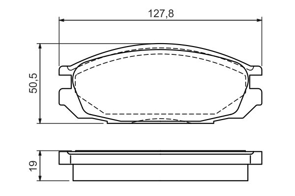 BOSCH Bremsensatz, Scheibenbremse ijzjsgmek7 Hinterachse belüftet 316mm 18mm für NISSAN