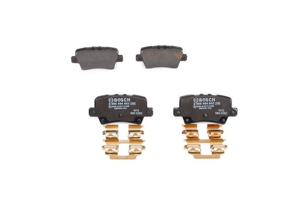 BOSCH Bremsensatz, Scheibenbremse ijzjsgrfw6 Hinterachse Voll 260mm 9mm für HONDA