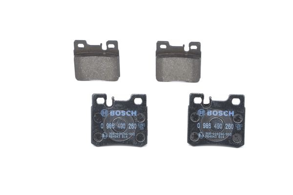 BOSCH ik3ebynnr8 Hinterachse belüftet 278mm 24mm für MERCEDES-BENZ