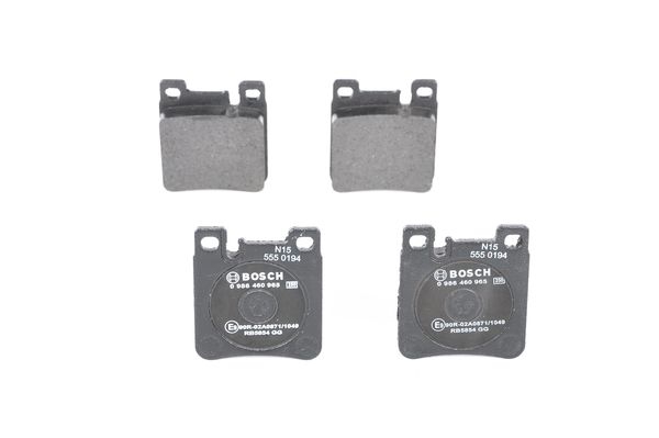 BOSCH Bremsensatz, Scheibenbremse ik3ebynro6 Hinterachse Voll 290mm 12mm für VOLVO MERCEDES-BENZ CHRYSLER