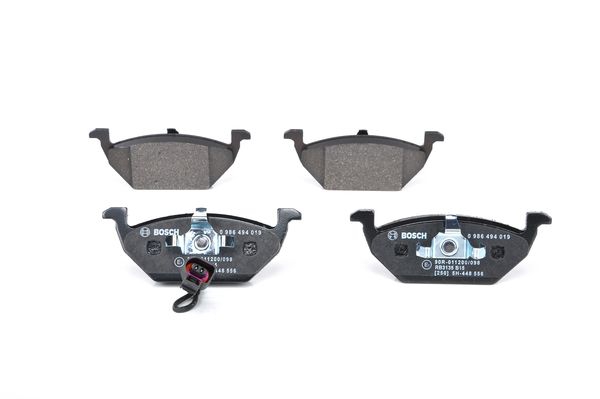 BOSCH Bremsensatz, Scheibenbremse ik3ebyofv8 Vorderachse belüftet 256mm 22mm für VW SKODA SEAT AUDI