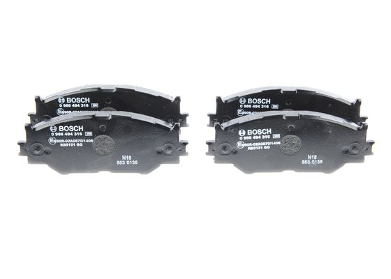 BOSCH Bremsensatz, Scheibenbremse sg000003sw Vorderachse belüftet 296mm 28mm für LEXUS TOYOTA
