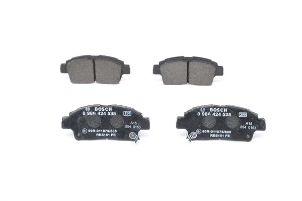 BOSCH Bremsensatz, Scheibenbremse sg00000834 für LEXUS TOYOTA LIFAN