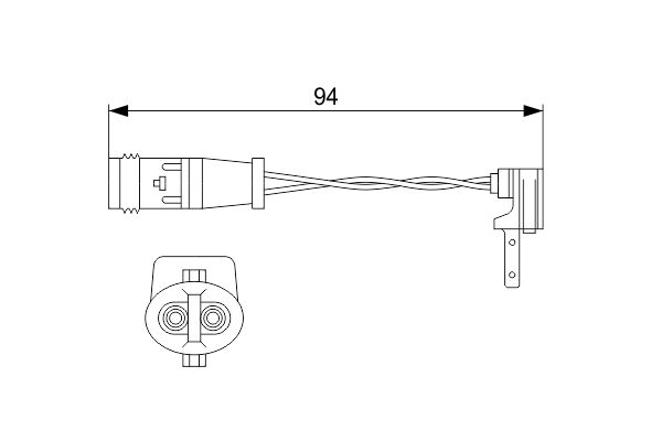 BOSCH Bremsensatz, Scheibenbremse sg00000b23 Vorderachse belüftet 280mm 25mm für MERCEDES-BENZ