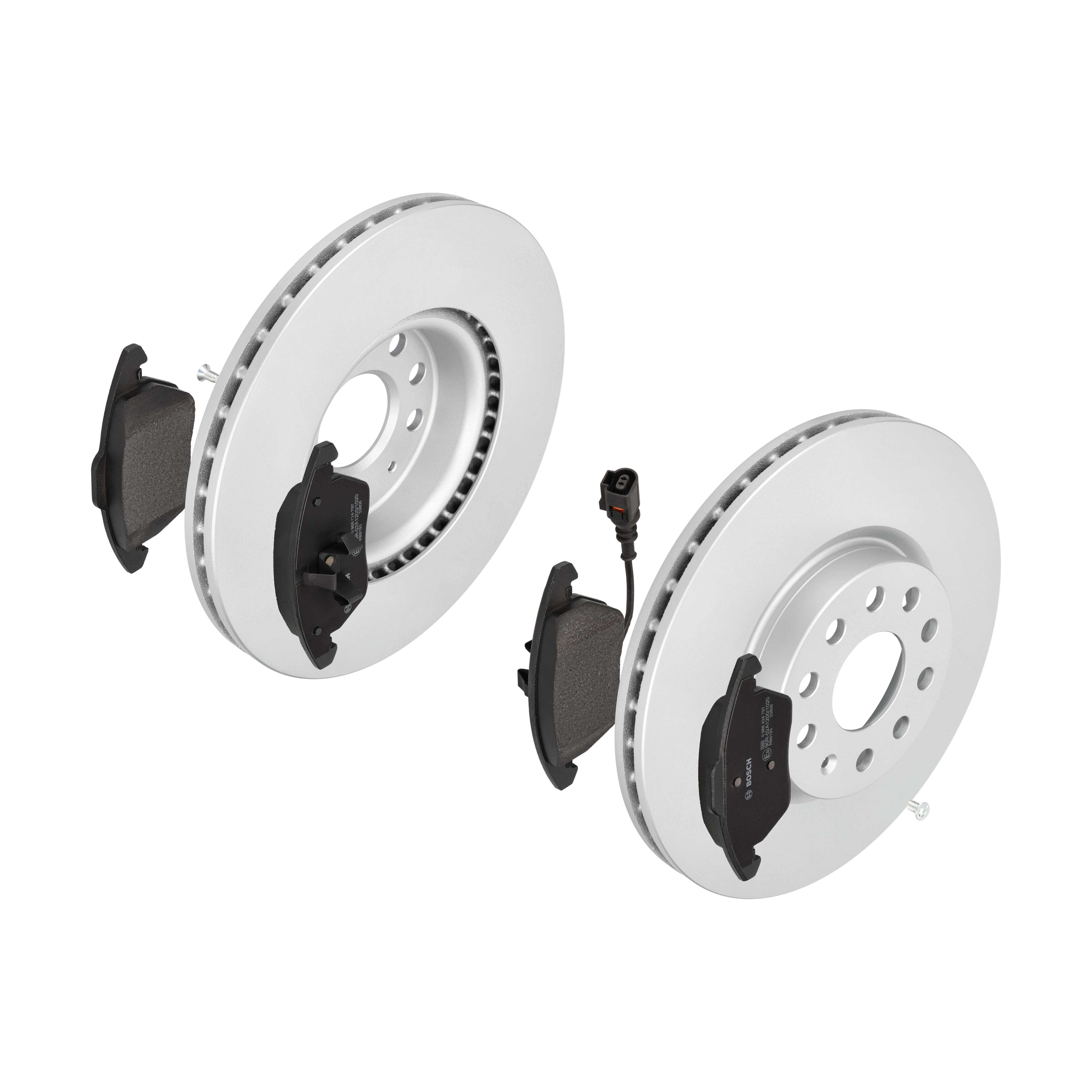 BOSCH Bremsensatz, Scheibenbremse ijf140v4o4 Vorderachse belüftet 312mm 25mm für VW AUDI SKODA SEAT