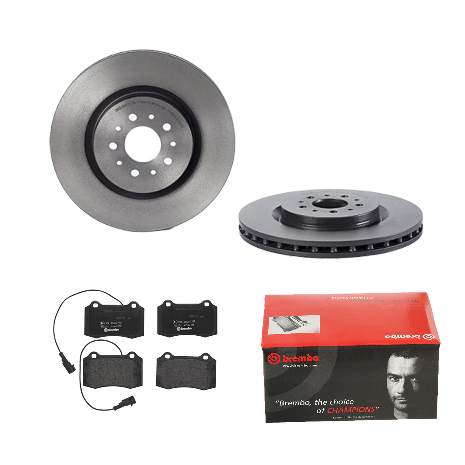 BREMBO Bremsensatz, Scheibenbremse ijdtidbf89 Vorderachse Innenbelüftet 305mm 28mm für ALFA ROMEO FIAT