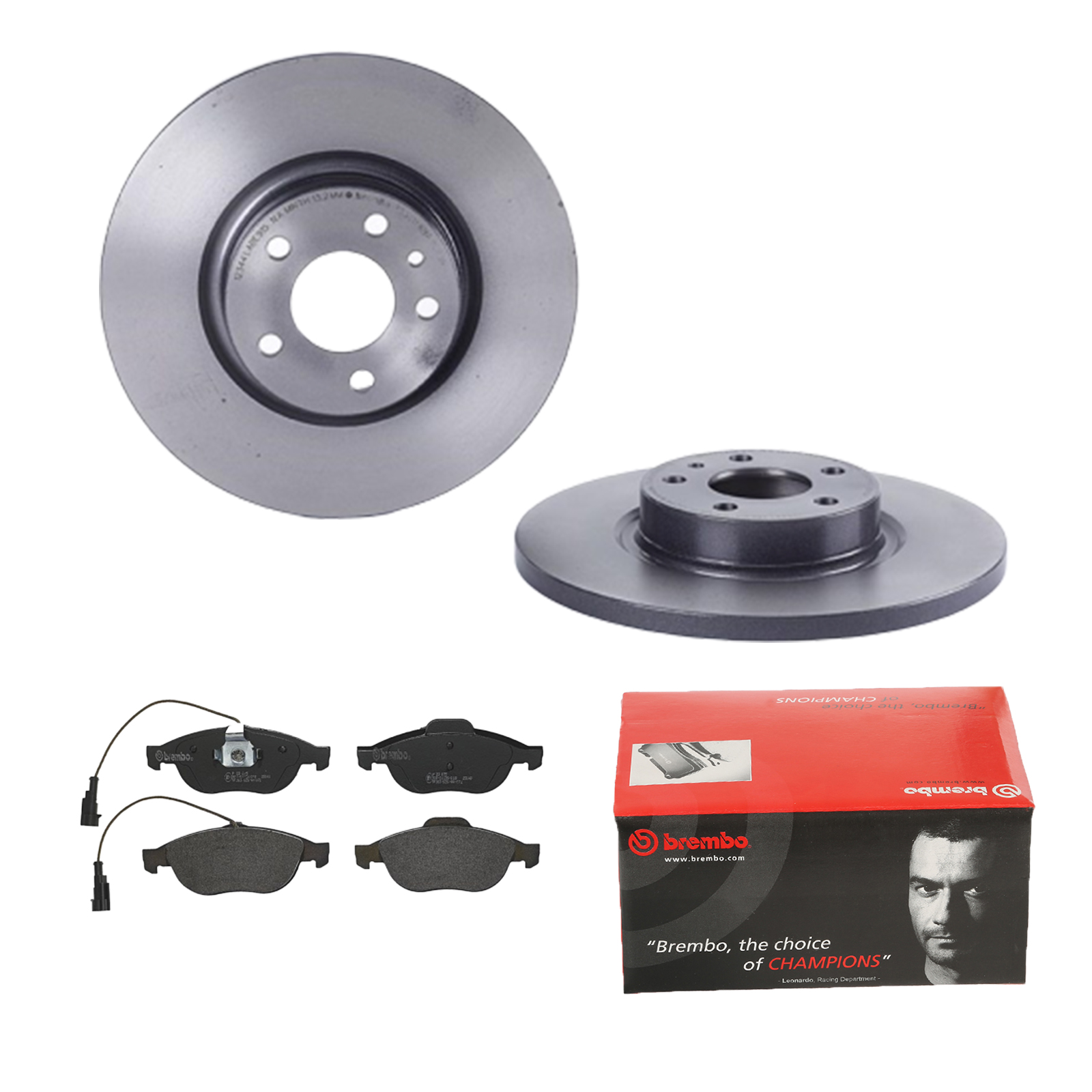 BREMBO Bremsensatz, Scheibenbremse ijdtidbie9 Vorderachse Voll 281mm 15mm für ALFA ROMEO LANCIA FIAT