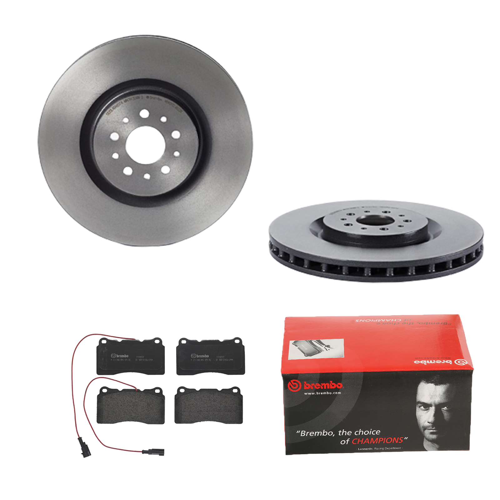 BREMBO Bremsensatz, Scheibenbremse ijdtidbk40 Vorderachse Innenbelüftet 330mm 32mm für ALFA ROMEO FIAT VOLVO