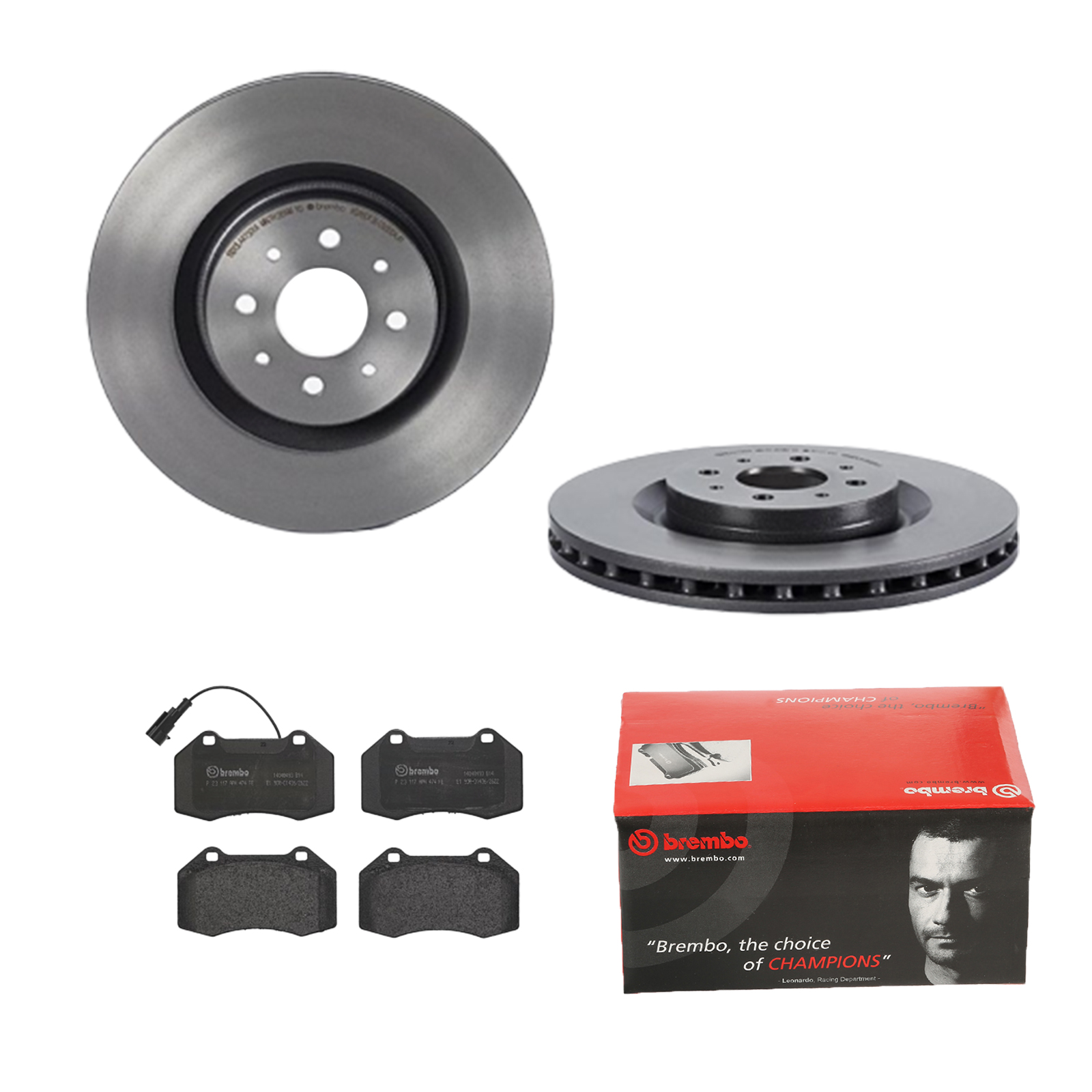 BREMBO Bremsensatz, Scheibenbremse ijdtidbnv9 Vorderachse Innenbelüftet 305mm 28mm für ABARTH ALFA ROMEO