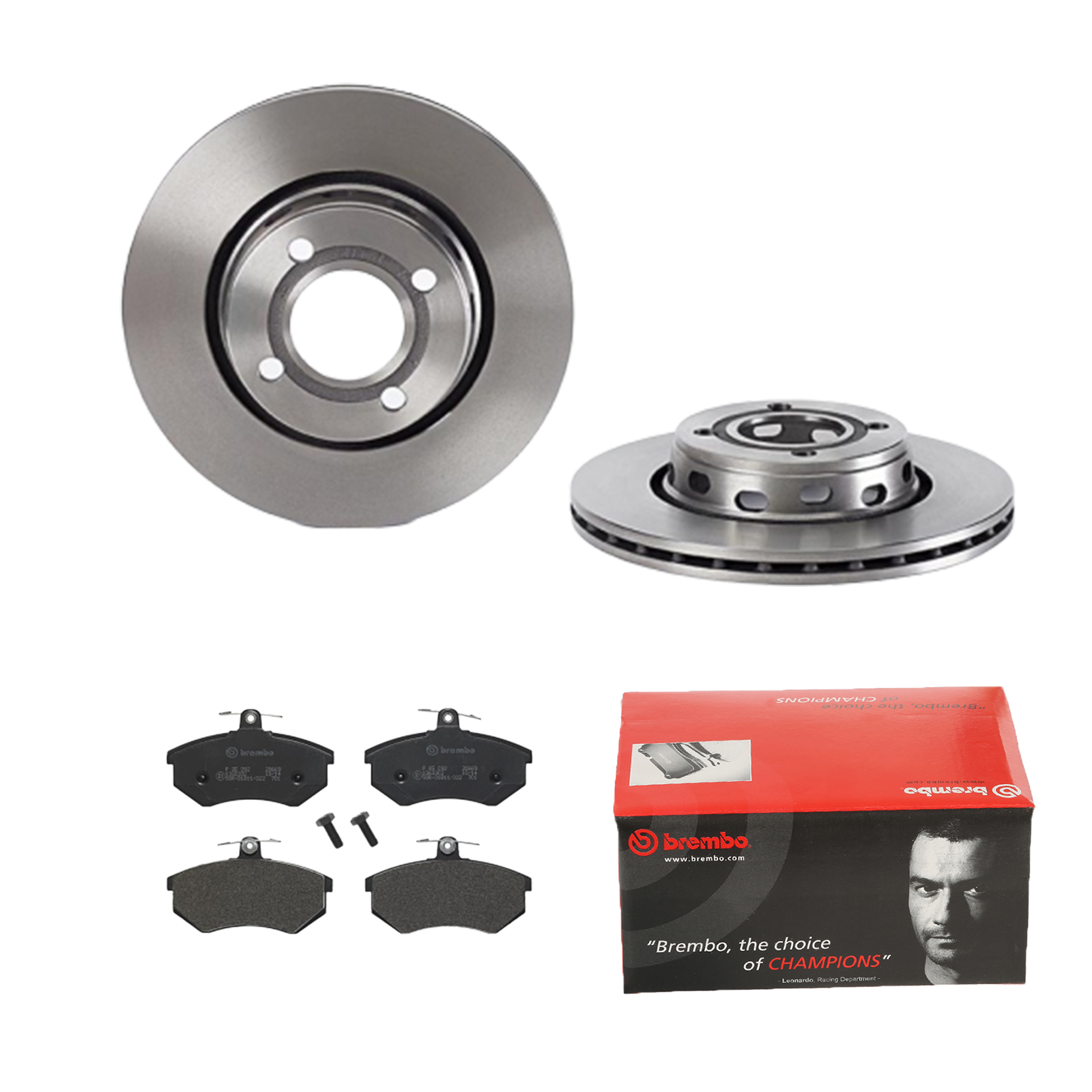 BREMBO Bremsensatz, Scheibenbremse ijdtidbxn3 Vorderachse Innenbelüftet 280mm 22mm für AUDI SKODA SEAT VW