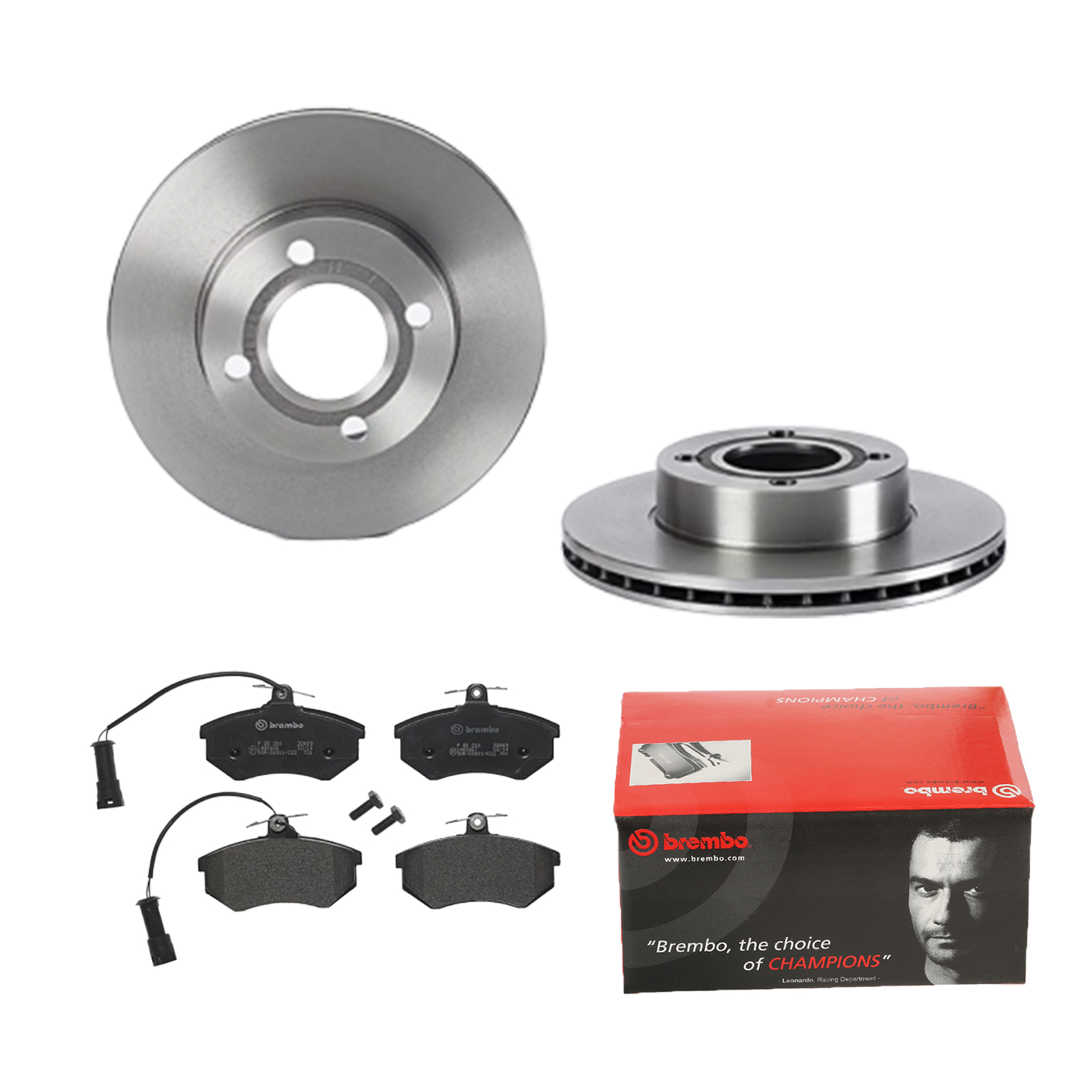 BREMBO Bremsensatz, Scheibenbremse ijdtidbz19 Vorderachse Innenbelüftet 256mm 22mm für ZHONGHUA (BRILLIANCE) SEAT AUDI SKODA CHERY VW