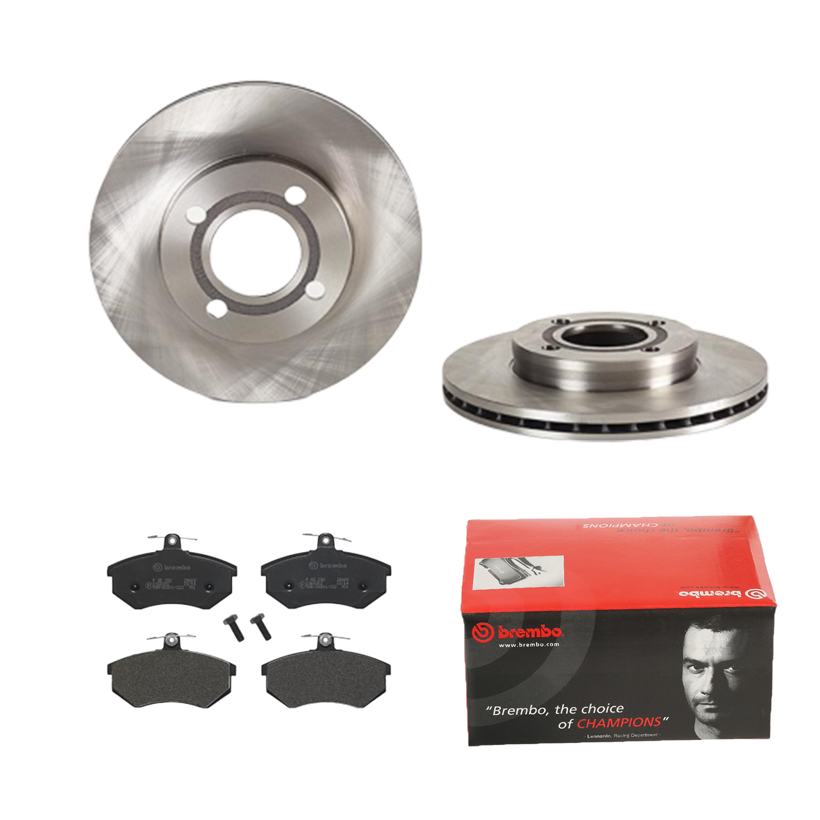BREMBO Bremsensatz, Scheibenbremse ijdtidc0y1 Vorderachse Innenbelüftet 256mm 22mm für SEAT AUDI SKODA VW