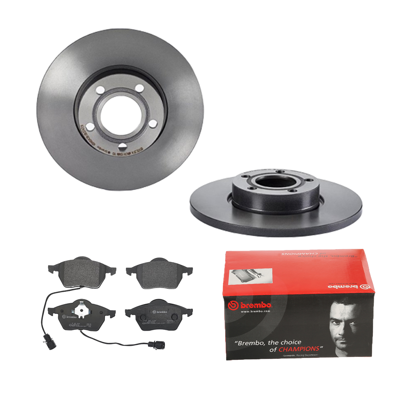BREMBO Bremsensatz, Scheibenbremse ijdtidc1s9 Vorderachse Voll 288mm 15mm für AUDI VW SEAT ZHONGHUA (BRILLIANCE)