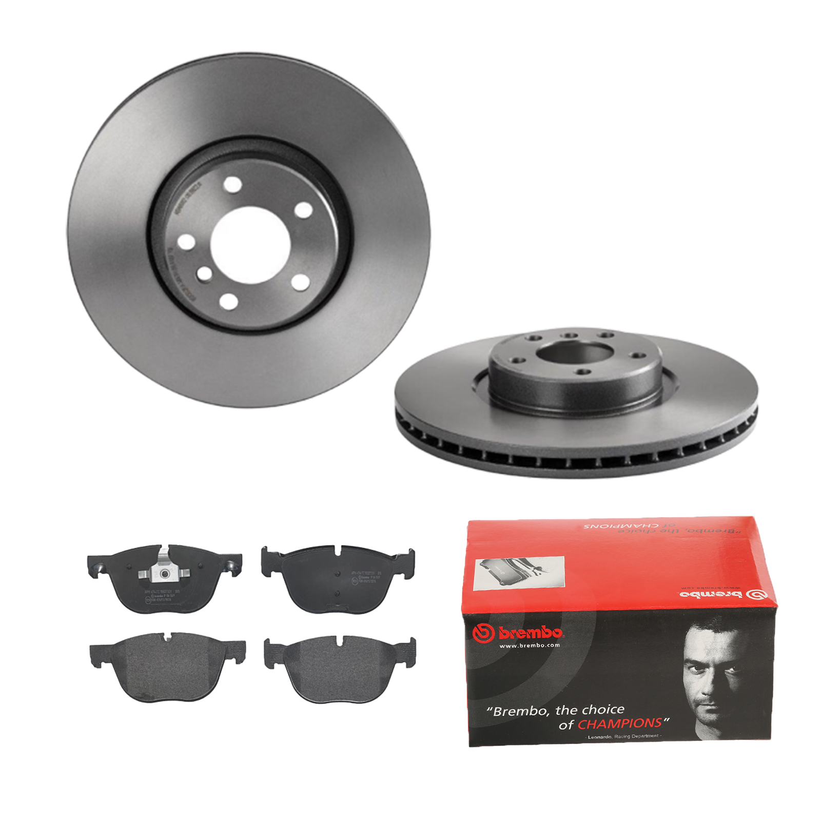 BREMBO Bremsensatz, Scheibenbremse ijdtidcew7 Vorderachse Innenbelüftet 348mm 30mm für BMW
