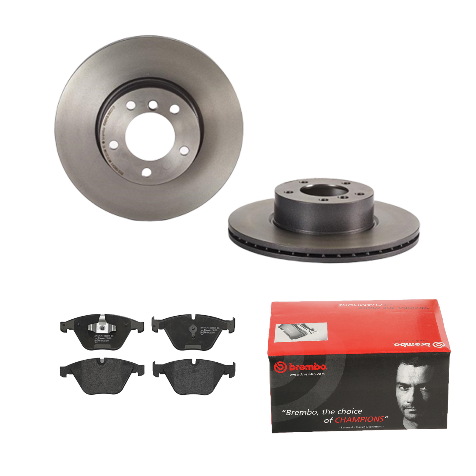 BREMBO Bremsensatz, Scheibenbremse ijdtidchn0 Vorderachse Innenbelüftet 312mm 24mm für BMW BMW (BRILLIANCE)