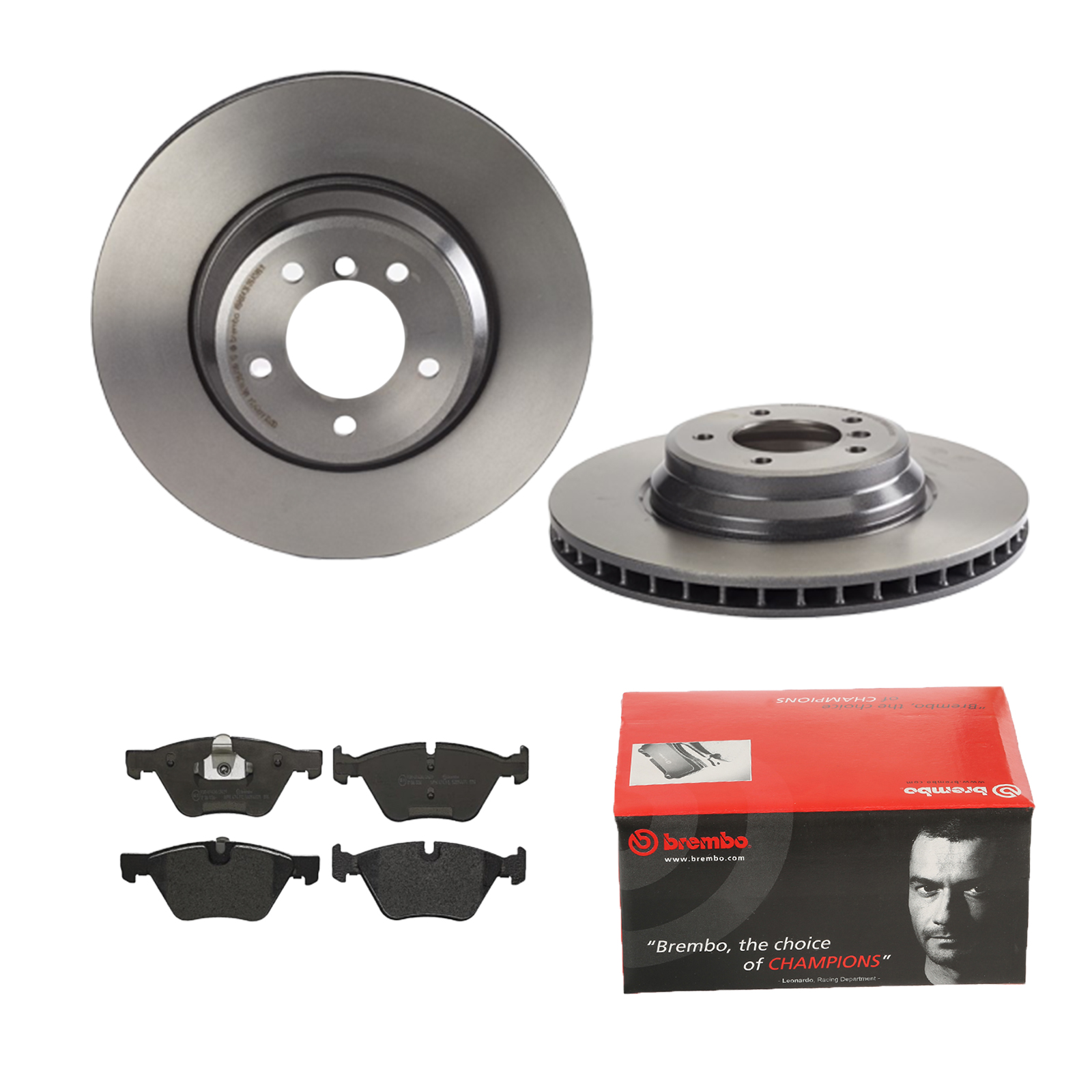 BREMBO Bremsensatz, Scheibenbremse ijdtidcl72 Vorderachse Innenbelüftet 348mm 30mm für BMW