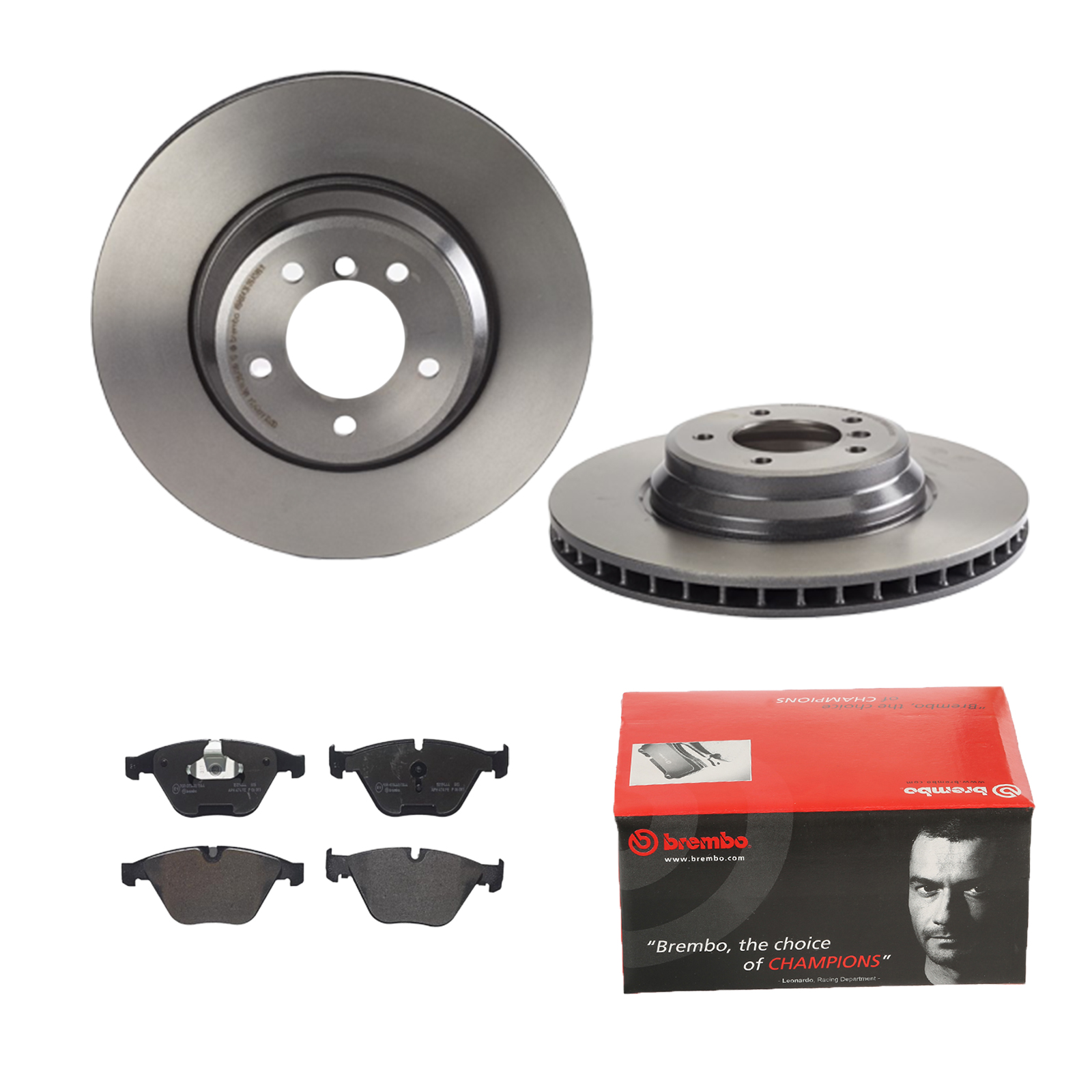BREMBO Bremsensatz, Scheibenbremse ijdtidclf8 Vorderachse Innenbelüftet 348mm 30mm für BMW