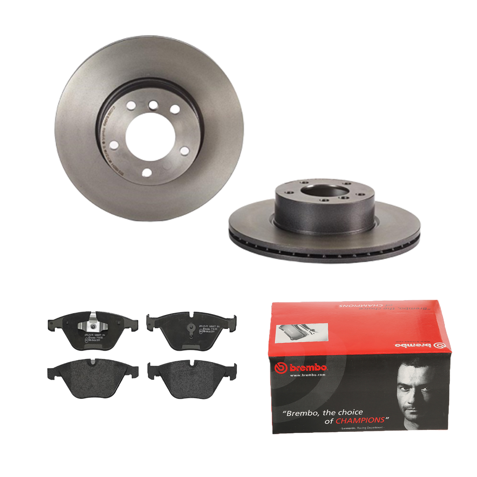 BREMBO Bremsensatz, Scheibenbremse ijdtidcpa6 Vorderachse Innenbelüftet 312mm 24mm für BMW BMW (BRILLIANCE)