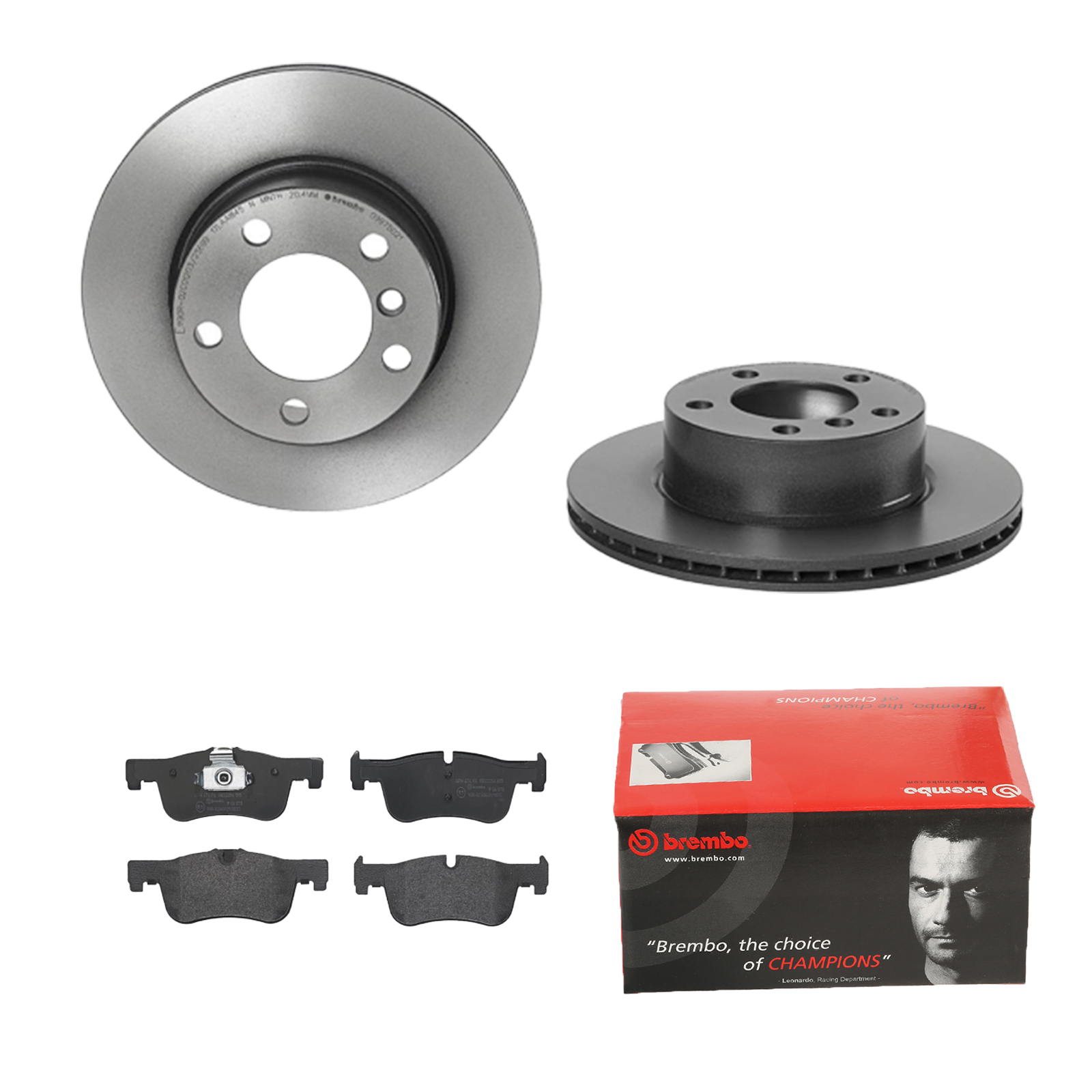 BREMBO Bremsensatz, Scheibenbremse ijdtidcq14 Vorderachse Innenbelüftet 284mm 22mm für BMW