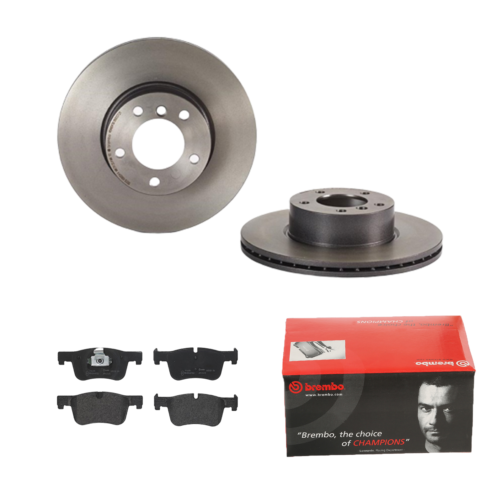 BREMBO Bremsensatz, Scheibenbremse ijdtidcra4 Vorderachse Innenbelüftet 312mm 24mm für BMW