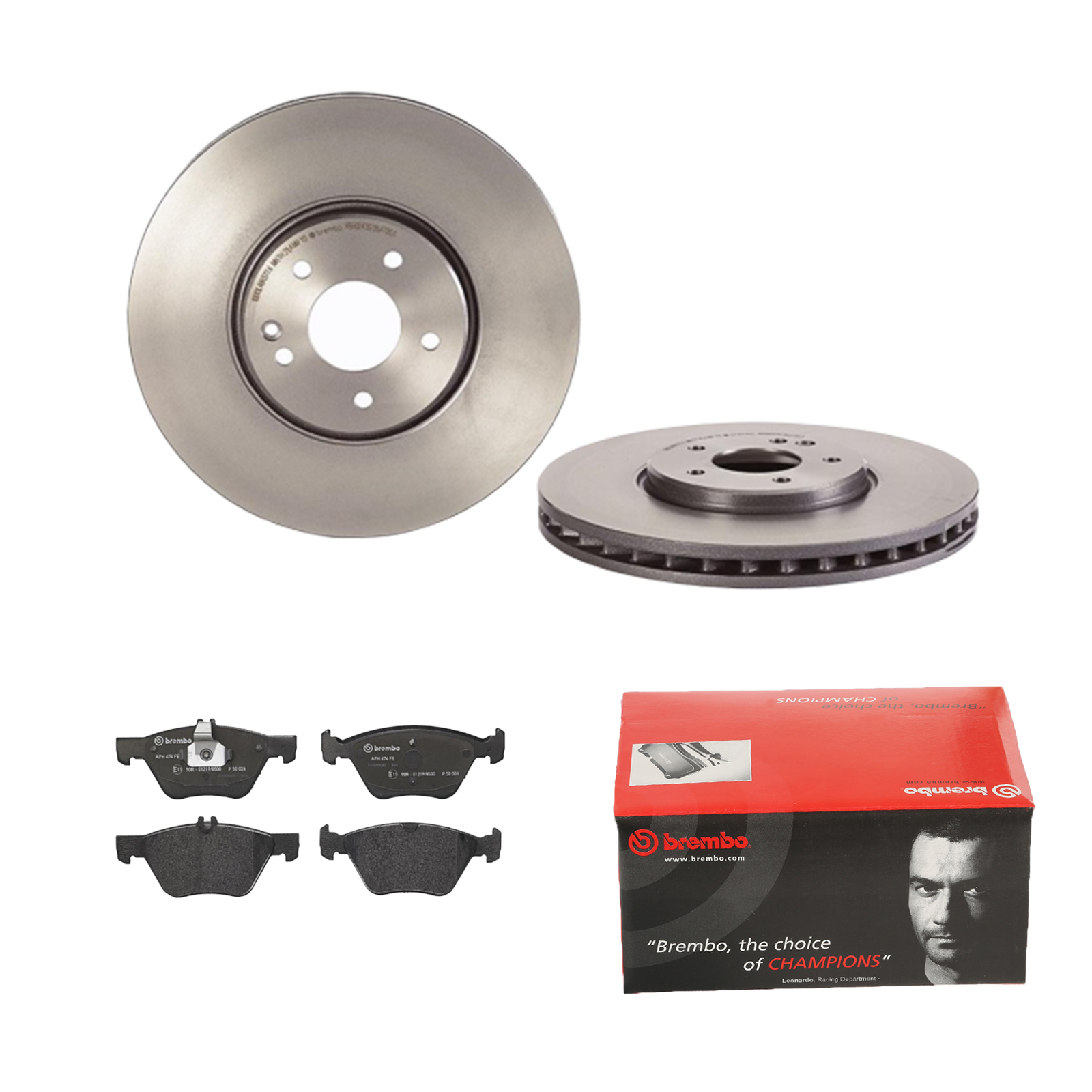BREMBO Bremsensatz, Scheibenbremse ijdtidcvc4 Vorderachse Innenbelüftet 330mm 32mm für MERCEDES-BENZ CHRYSLER
