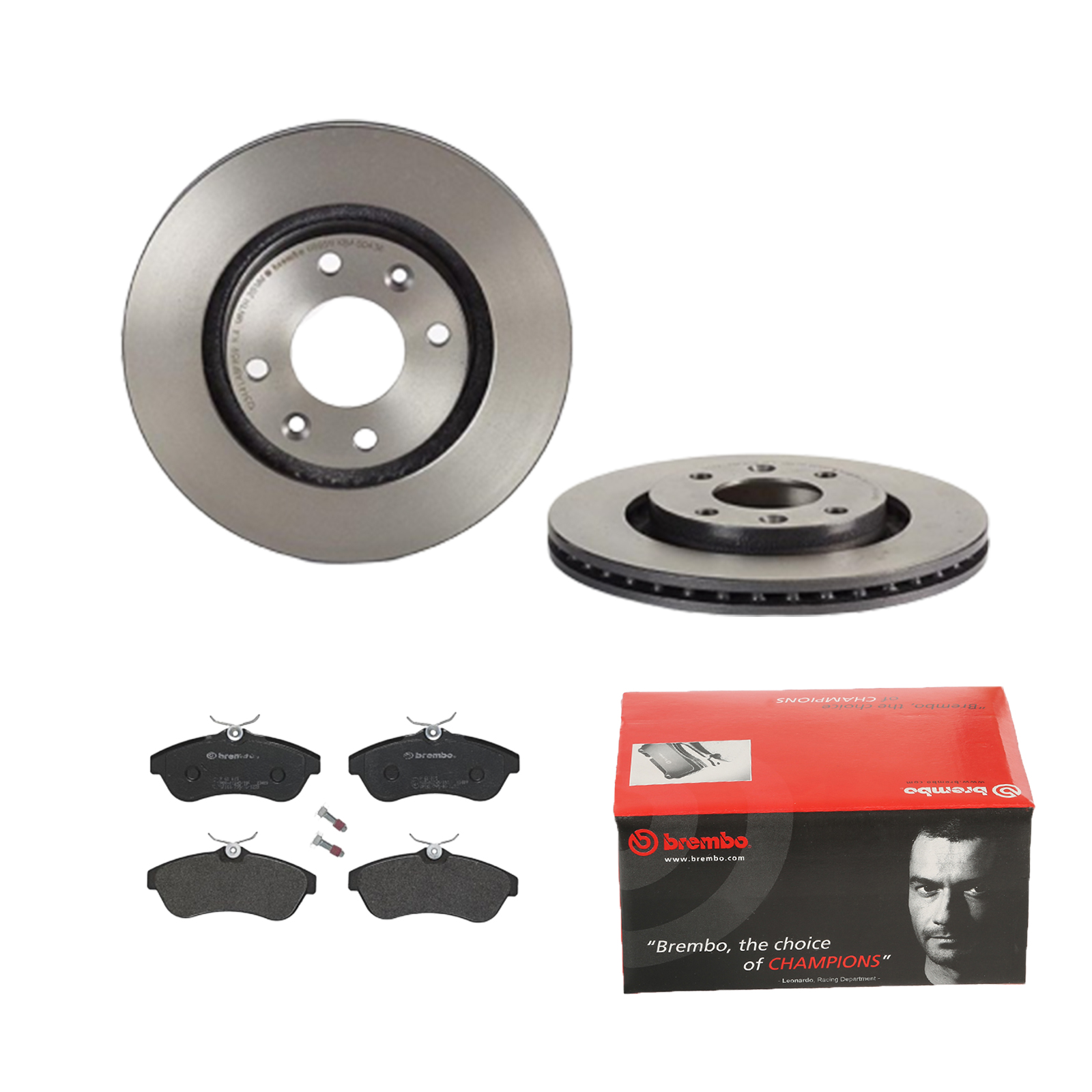 BREMBO Bremsensatz, Scheibenbremse ijdtidcxi2 Vorderachse Innenbelüftet 266mm 22mm für PEUGEOT CITROËN DS OPEL FENGSHEN VAUXHALL CITROËN (DF-PSA)