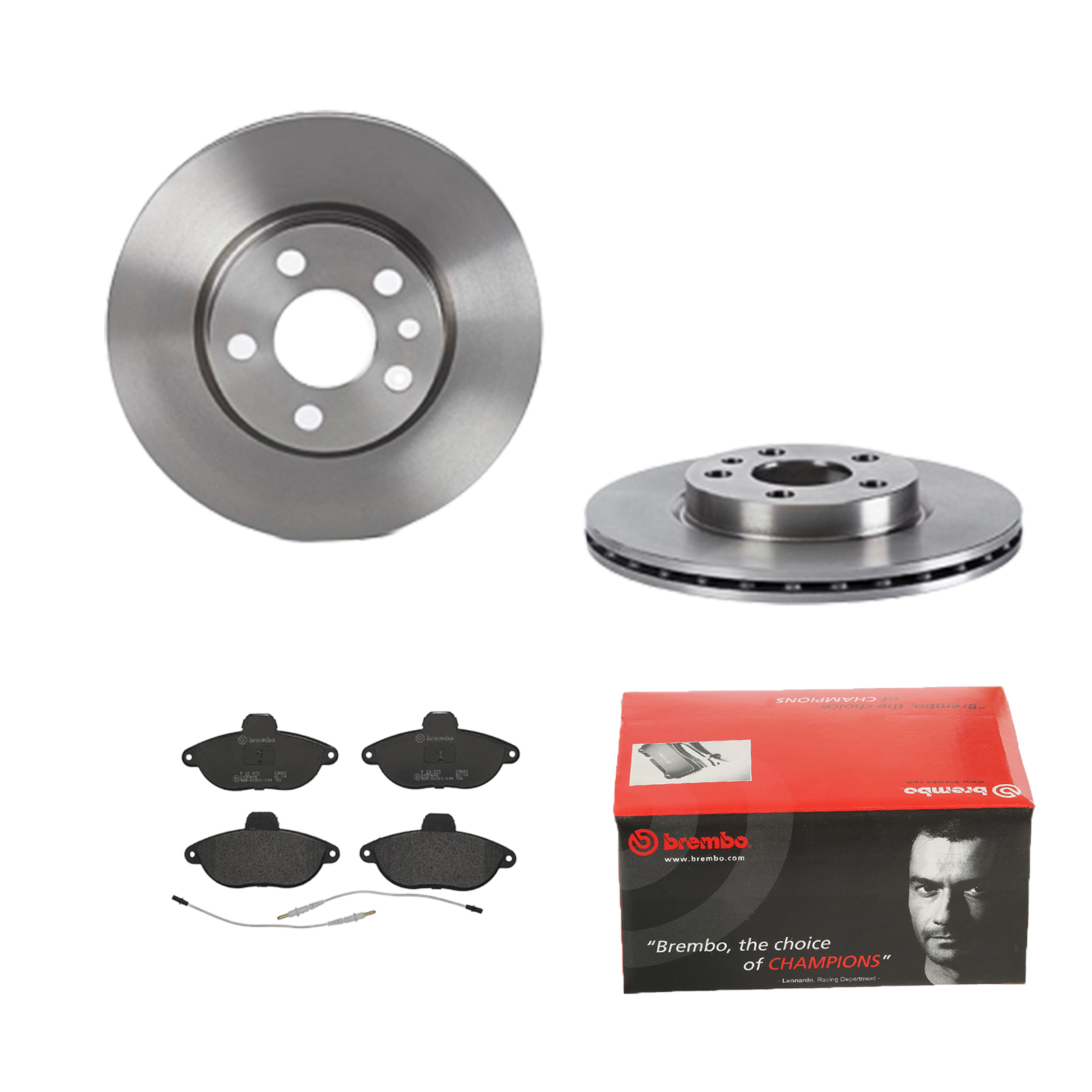 BREMBO Bremsensatz, Scheibenbremse ijdtidcxt8 Vorderachse Innenbelüftet 257mm 20mm für CITROËN FIAT PEUGEOT ALFA ROMEO