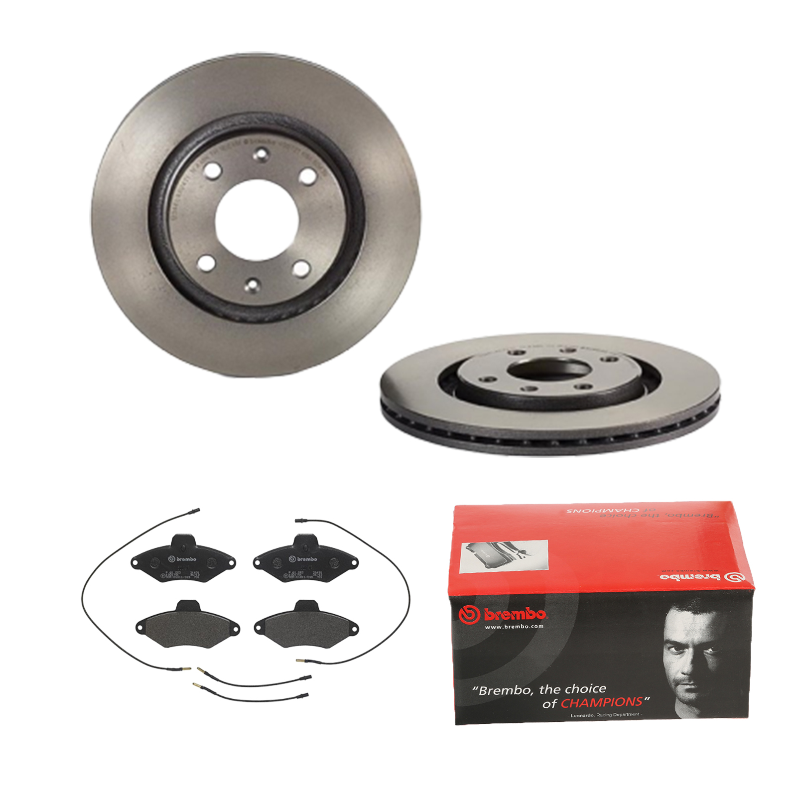 BREMBO Bremsensatz, Scheibenbremse ijdtidczi4 Vorderachse Innenbelüftet 266mm 20mm für CITROËN PEUGEOT