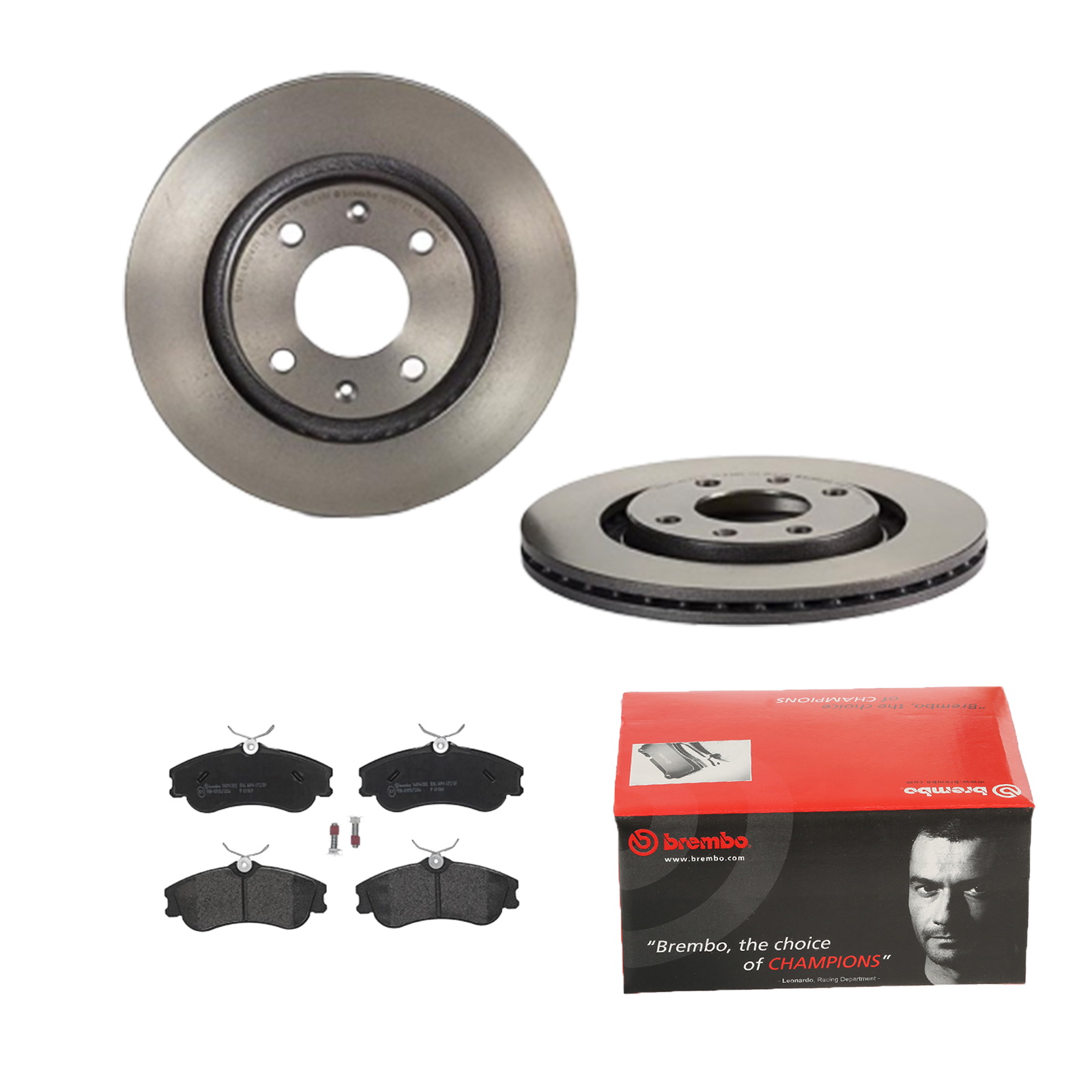 BREMBO Bremsensatz, Scheibenbremse ijdtidd0b2 Vorderachse Innenbelüftet 266mm 20mm für CITROËN PEUGEOT