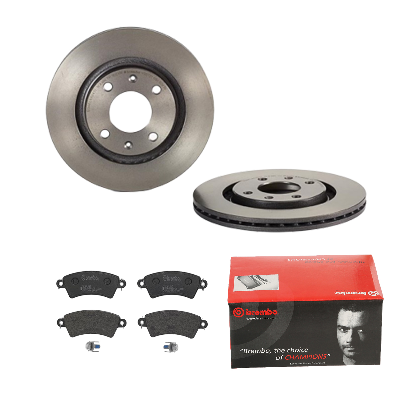 BREMBO Bremsensatz, Scheibenbremse ijdtidd1d6 Vorderachse Innenbelüftet 266mm 20mm für CITROËN PEUGEOT
