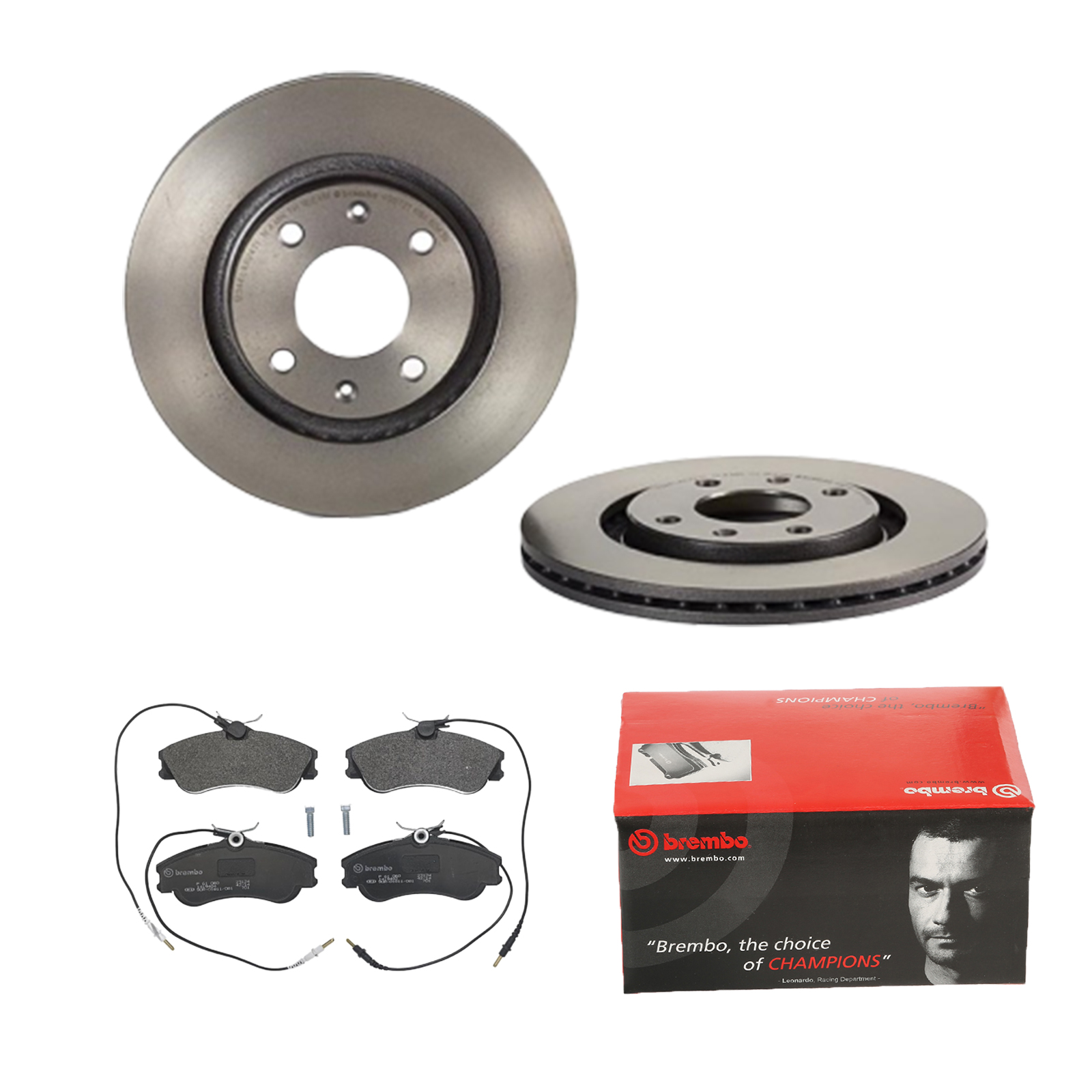 BREMBO Bremsensatz, Scheibenbremse ijdtidd1n2 Vorderachse Innenbelüftet 266mm 20mm für CITROËN PEUGEOT