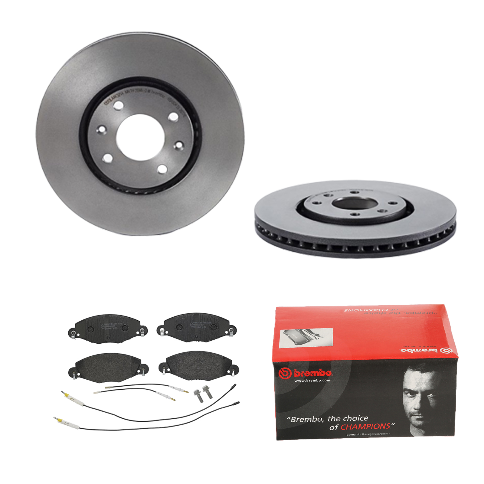 BREMBO Bremsensatz, Scheibenbremse ijdtidd2y2 Vorderachse Innenbelüftet 288mm 28mm für CITROËN