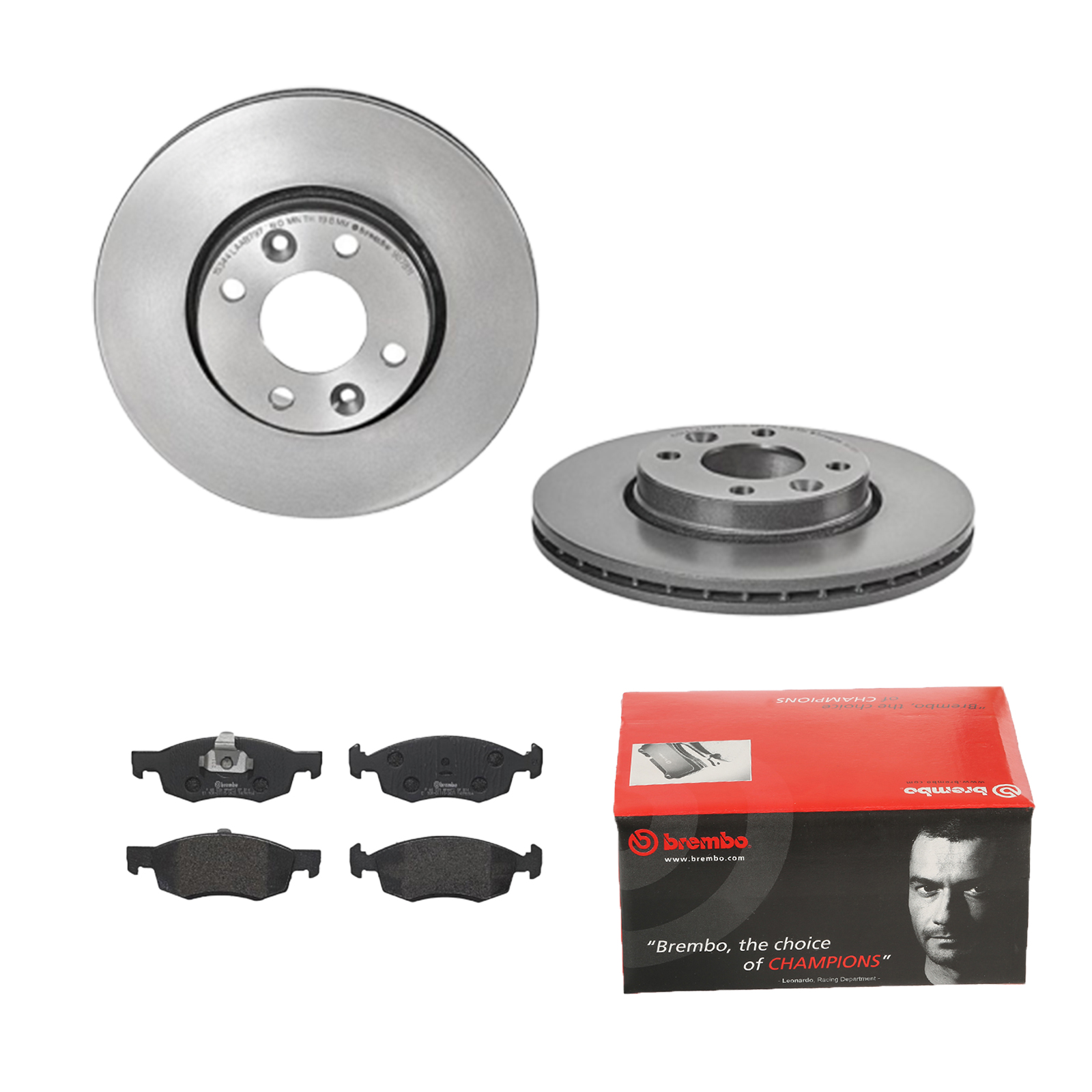 BREMBO Bremsensatz, Scheibenbremse ijdtidda70 Vorderachse Innenbelüftet 260mm 22mm für RENAULT NISSAN DACIA