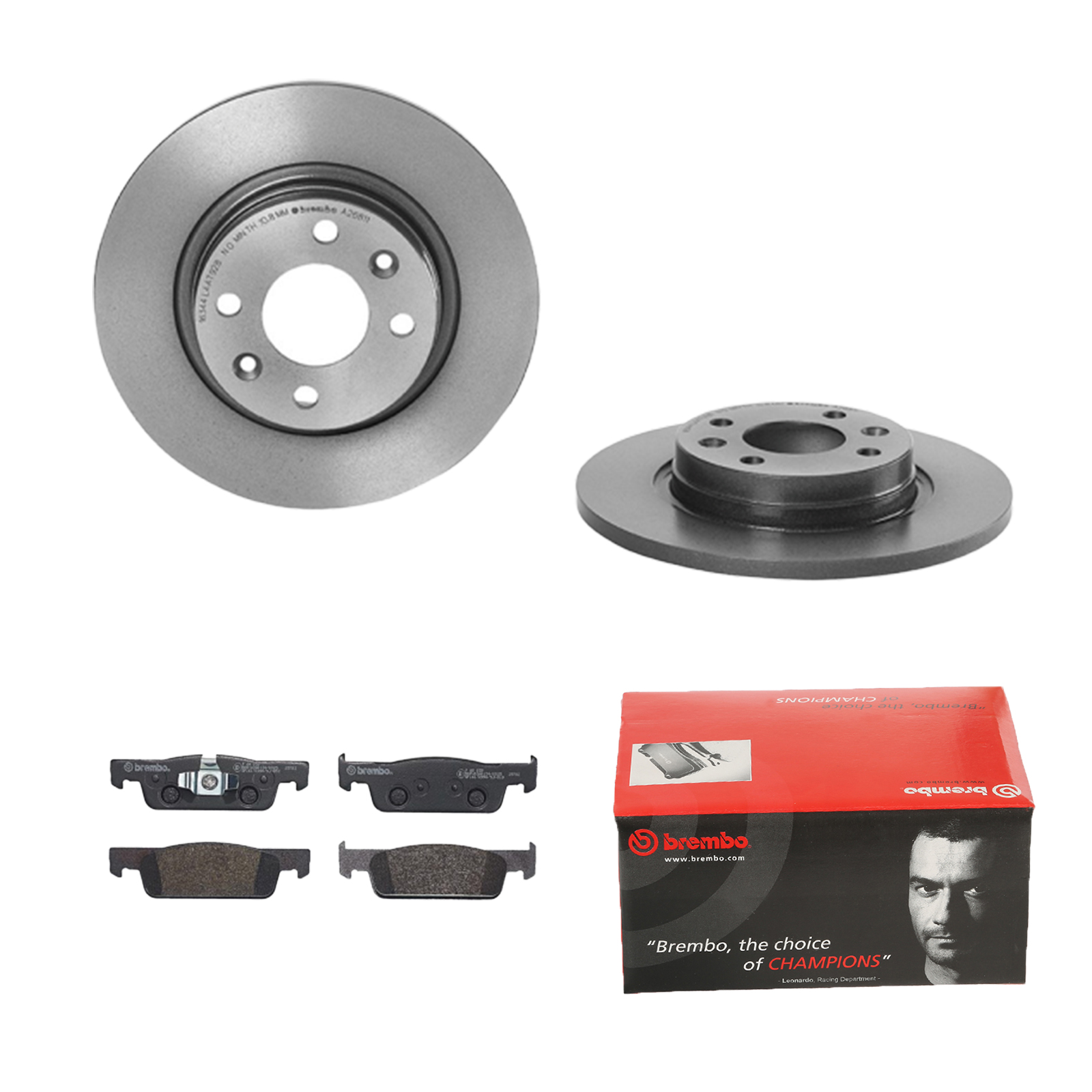 BREMBO Bremsensatz, Scheibenbremse ijdtiddax8 Vorderachse Voll 260mm 12mm für SMART DACIA RENAULT