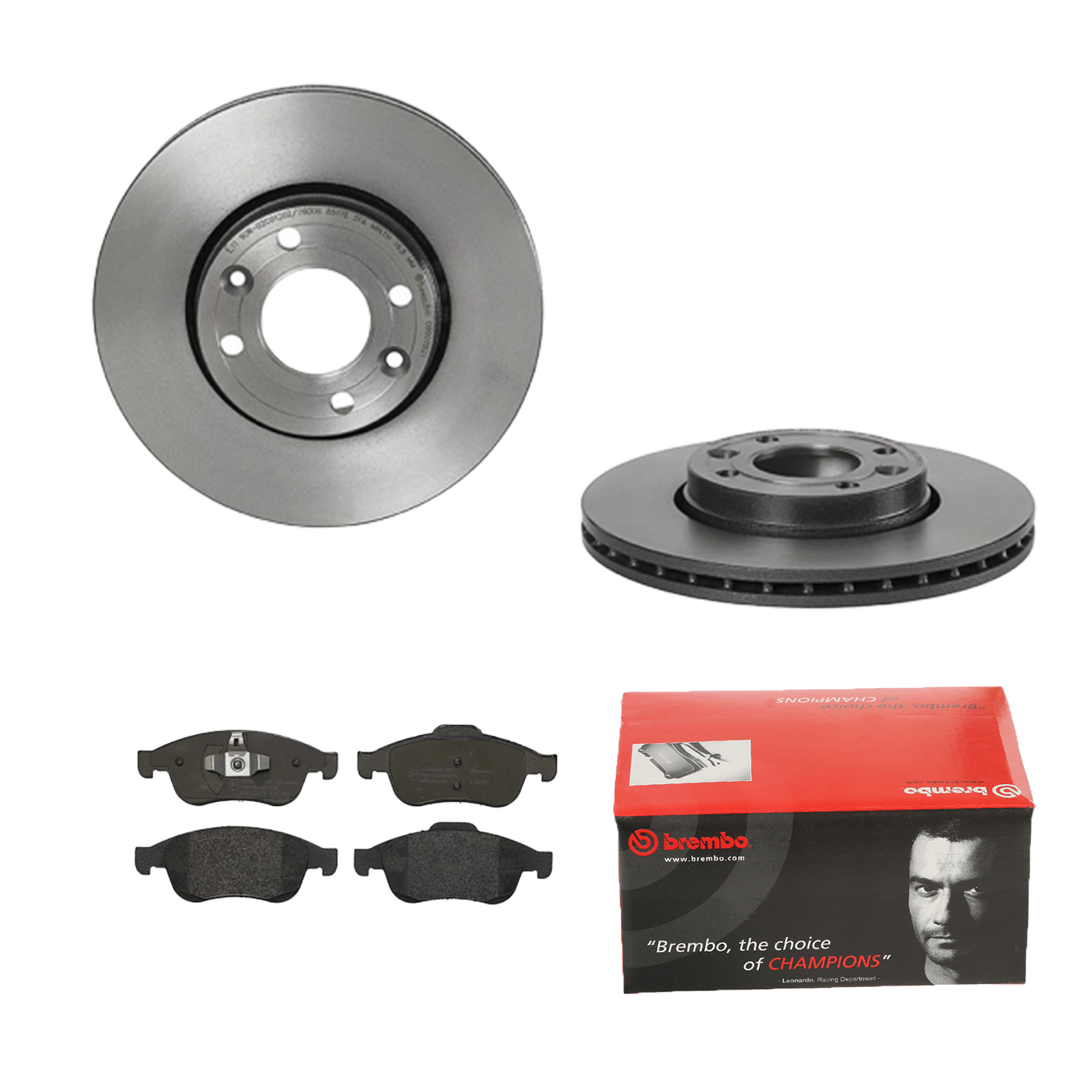 BREMBO Bremsensatz, Scheibenbremse ijdtiddb54 Vorderachse Innenbelüftet 258mm 22mm für MERCEDES-BENZ DACIA RENAULT LADA NISSAN