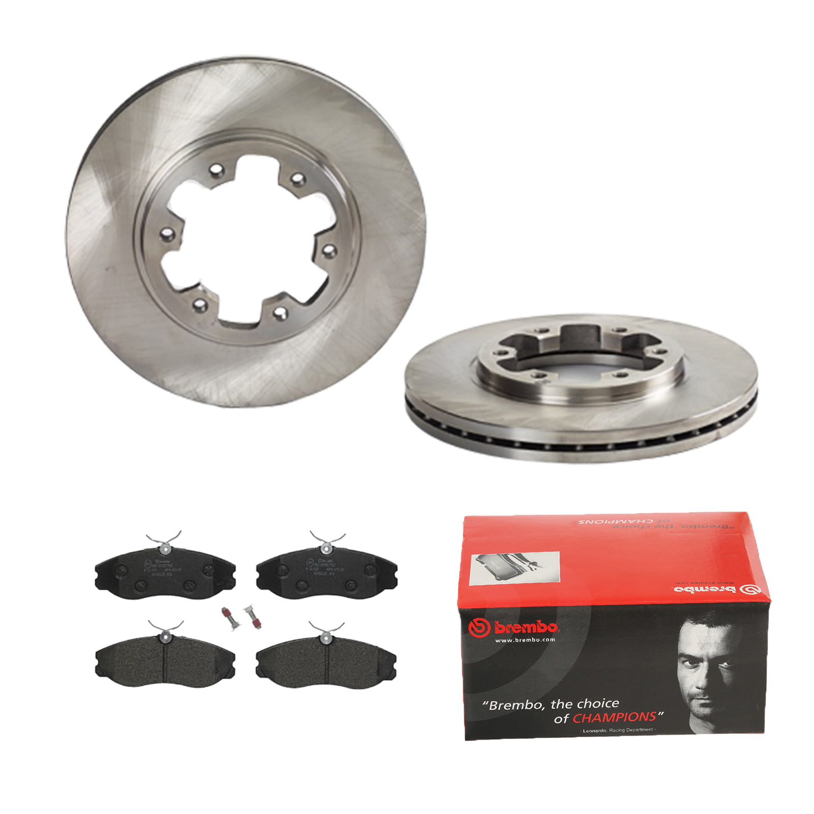 BREMBO Bremsensatz, Scheibenbremse ijdtiddm56 Vorderachse Innenbelüftet 277mm 26mm für FORD NISSAN