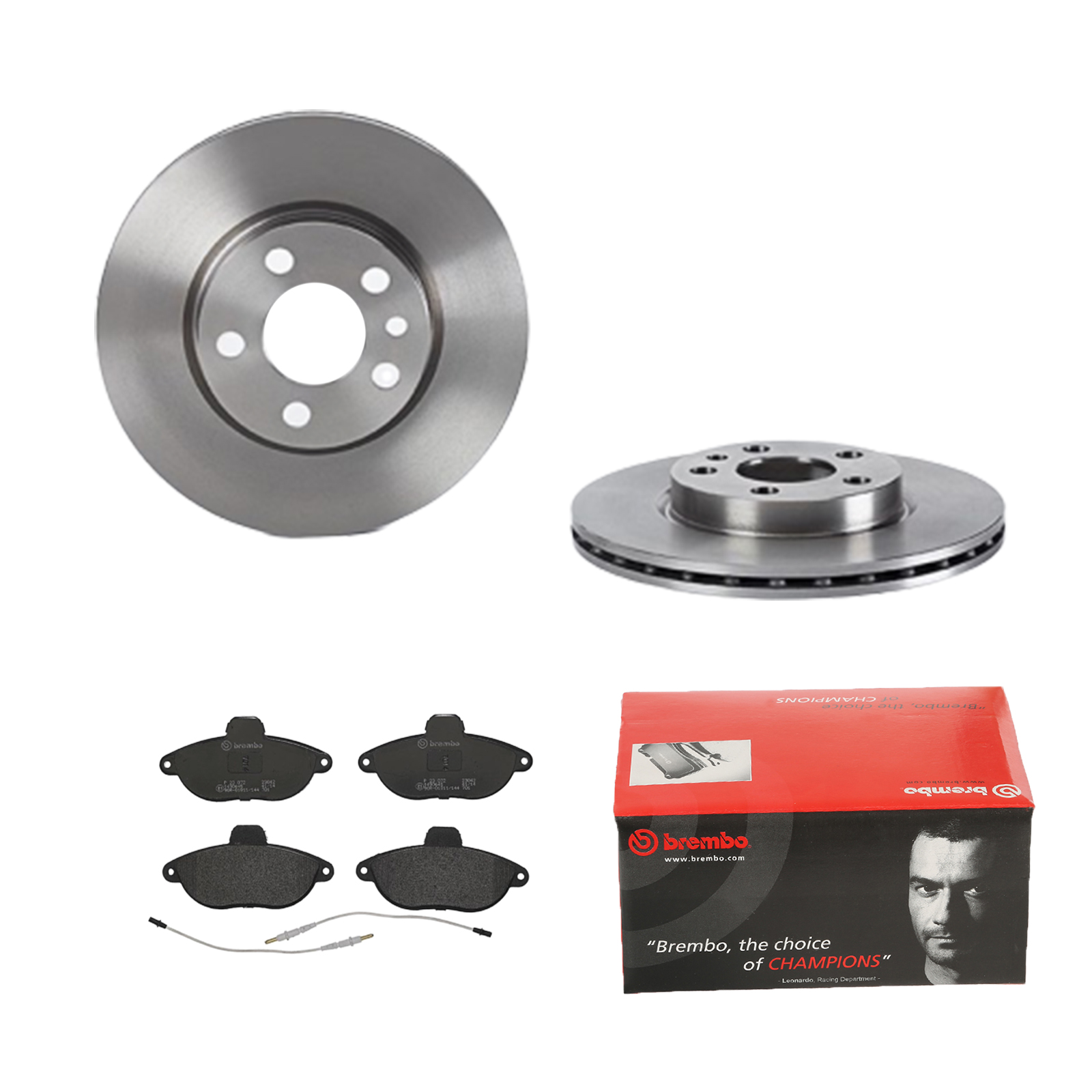 BREMBO Bremsensatz, Scheibenbremse ijdtiddw87 Vorderachse Innenbelüftet 257mm 20mm für PEUGEOT CITROËN FIAT ALFA ROMEO