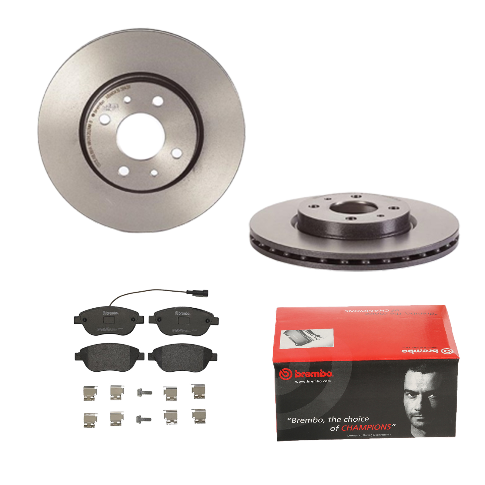 BREMBO Bremsensatz, Scheibenbremse ijdtiddxf3 Vorderachse Innenbelüftet 257mm 22mm für PEUGEOT CITROËN OPEL FIAT ALFA ROMEO LANCIA GENERAL MOTORS