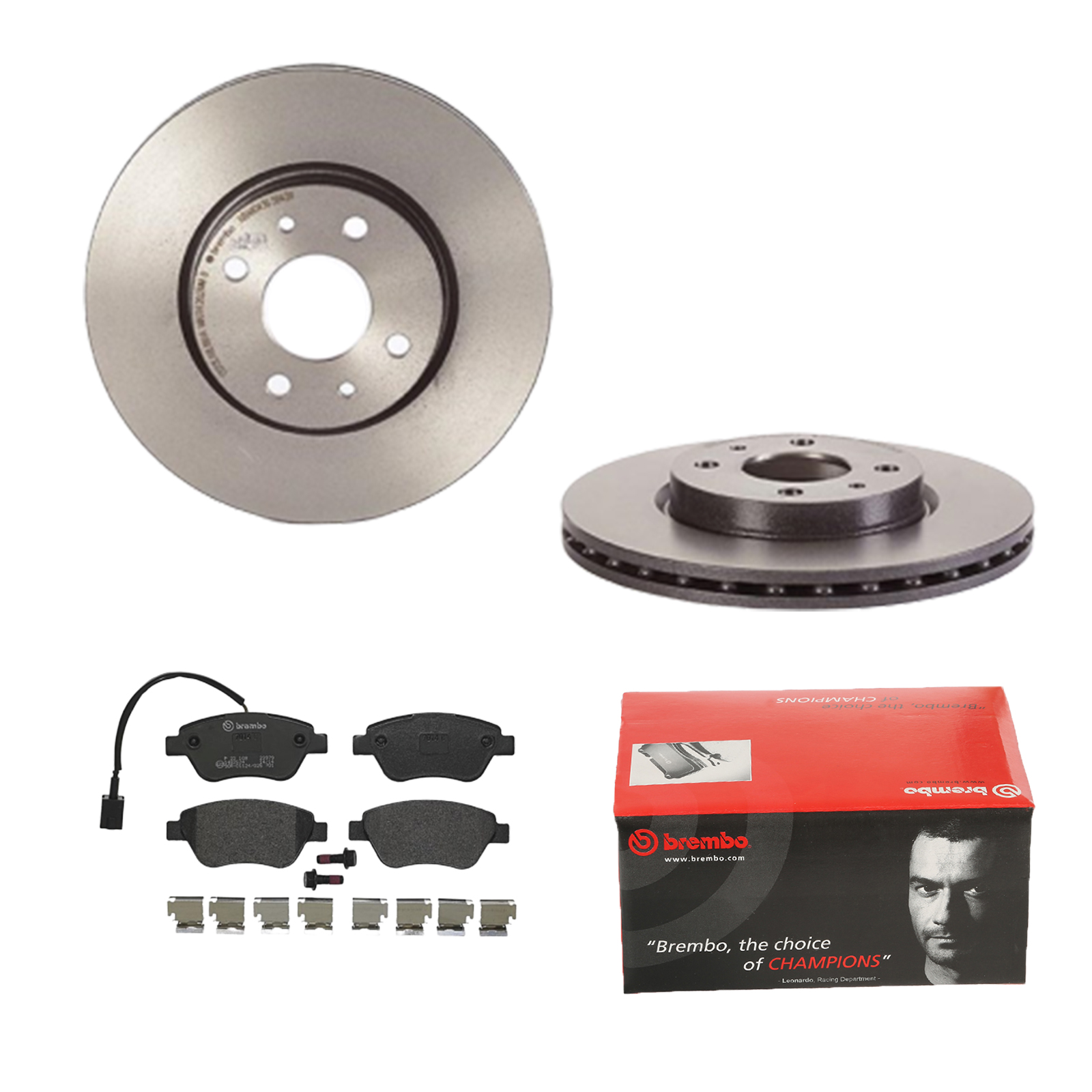 BREMBO Bremsensatz, Scheibenbremse ijdtiddyf3 Vorderachse Innenbelüftet 257mm 22mm für PEUGEOT CITROËN ALFA ROMEO FIAT ABARTH