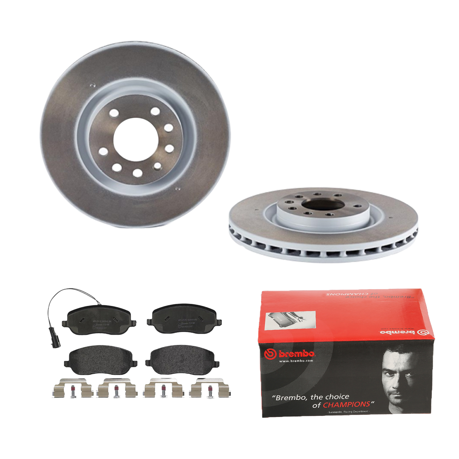 BREMBO Bremsensatz, Scheibenbremse ijdtide041 Vorderachse Innenbelüftet 305mm 28mm für FIAT