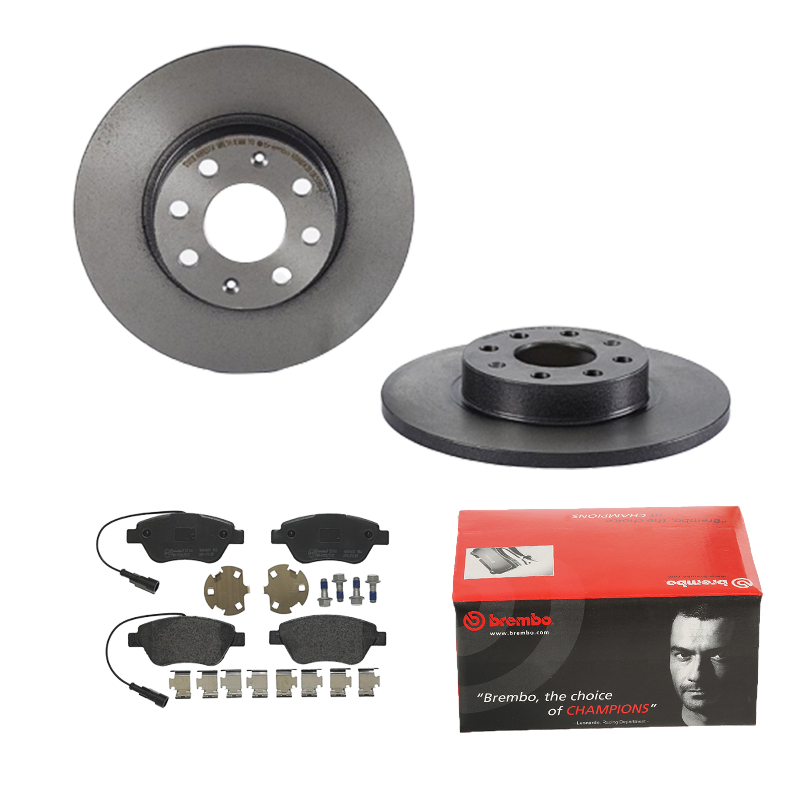 BREMBO Bremsensatz, Scheibenbremse ijdtide0c7 Vorderachse Voll 257mm 12mm für FIAT CITROËN PEUGEOT