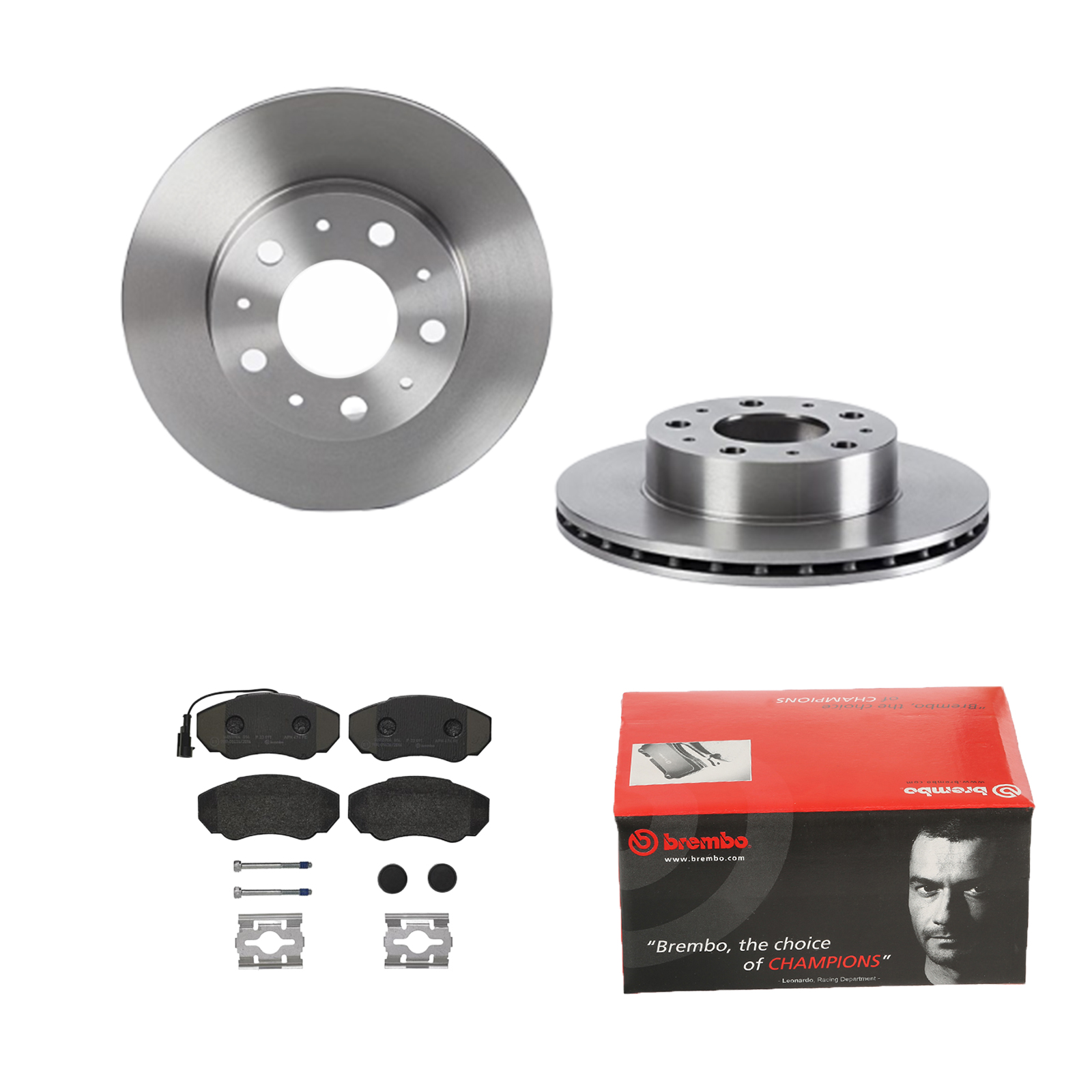 BREMBO Bremsensatz, Scheibenbremse ijdtide2u5 Vorderachse Innenbelüftet 300mm 24mm für PEUGEOT CITROËN FIAT