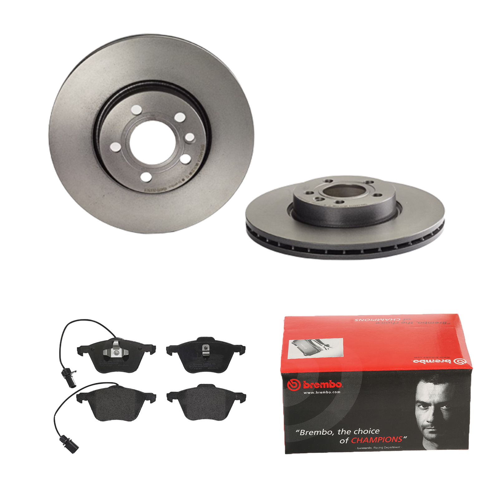 BREMBO Bremsensatz, Scheibenbremse ijdtideet9 Vorderachse Innenbelüftet 313mm 26mm für FORD SEAT