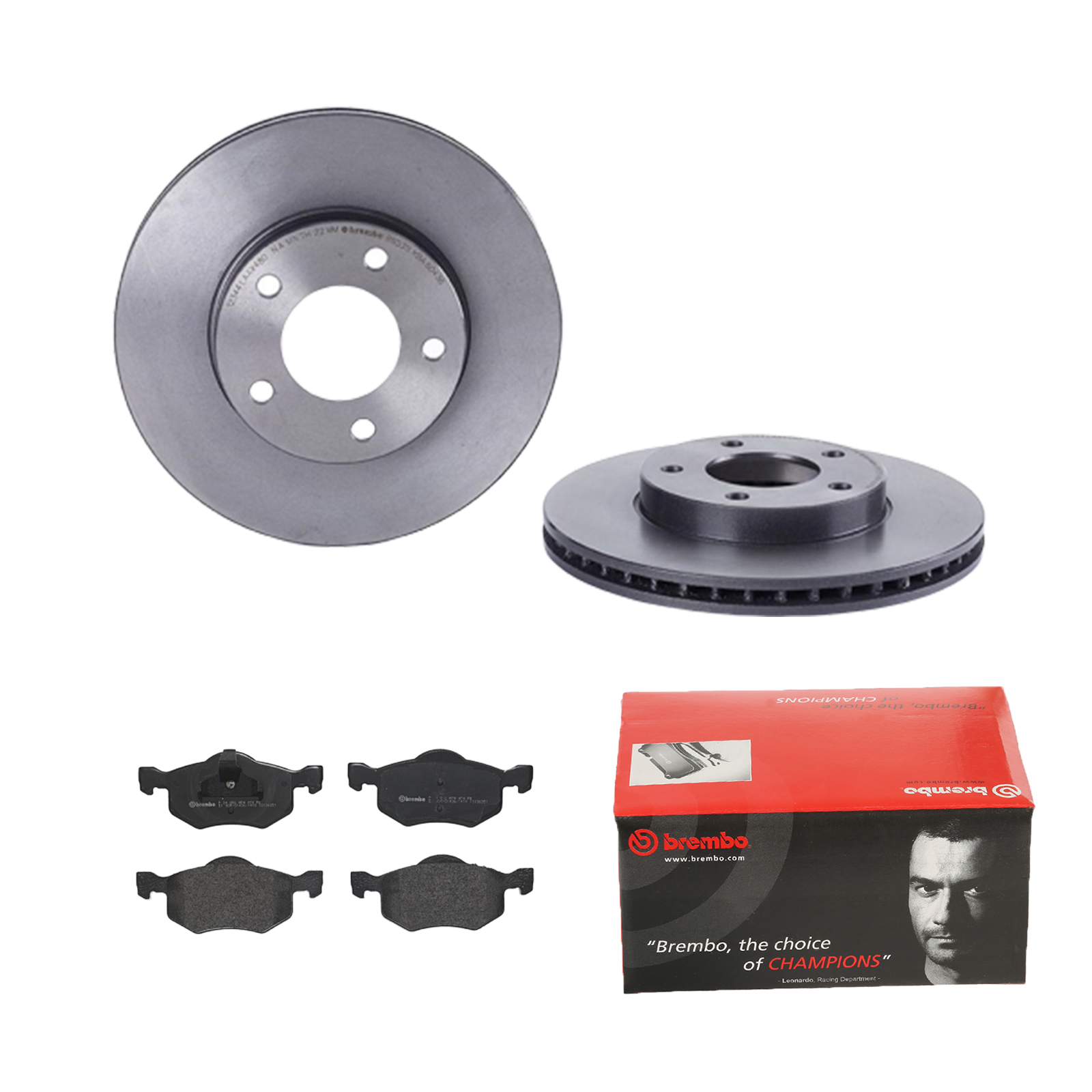 BREMBO Bremsensatz, Scheibenbremse ijdtideg85 Vorderachse Innenbelüftet 278mm 24mm für FORD MAZDA FORD USA MERCURY MITSUBISHI