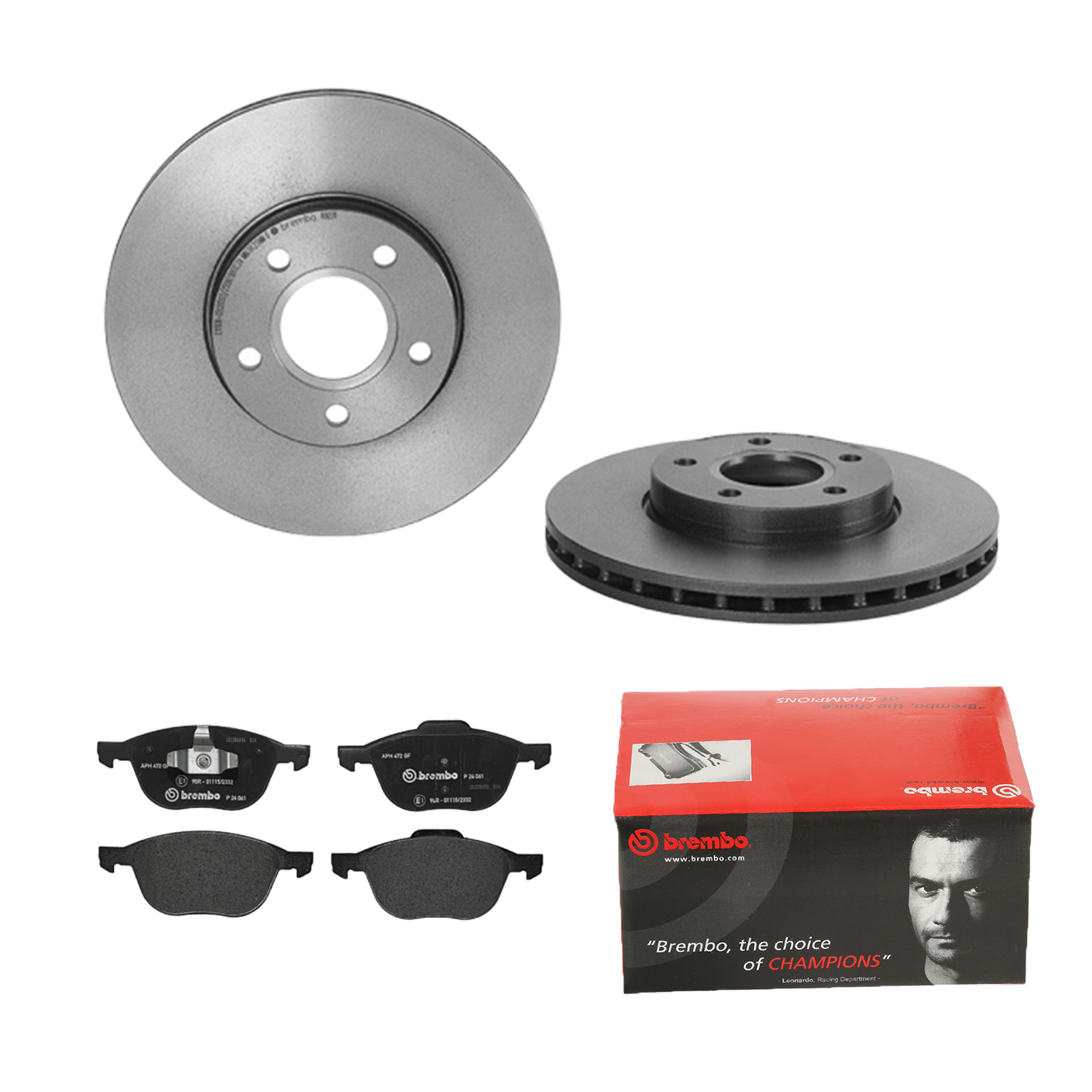 BREMBO Bremsensatz, Scheibenbremse ijdtidehf5 Vorderachse Innenbelüftet 278mm 25mm für FORD FORD (CHANGAN) VOLVO NISSAN MAZDA MITSUBISHI FORD ASIA & O