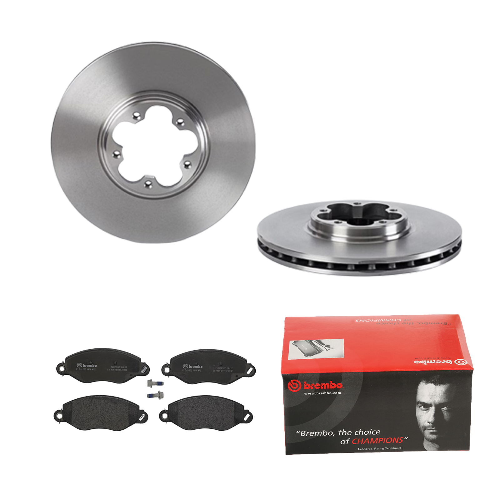 BREMBO Bremsensatz, Scheibenbremse ijdtidek03 Vorderachse Innenbelüftet 276mm 24mm für FORD