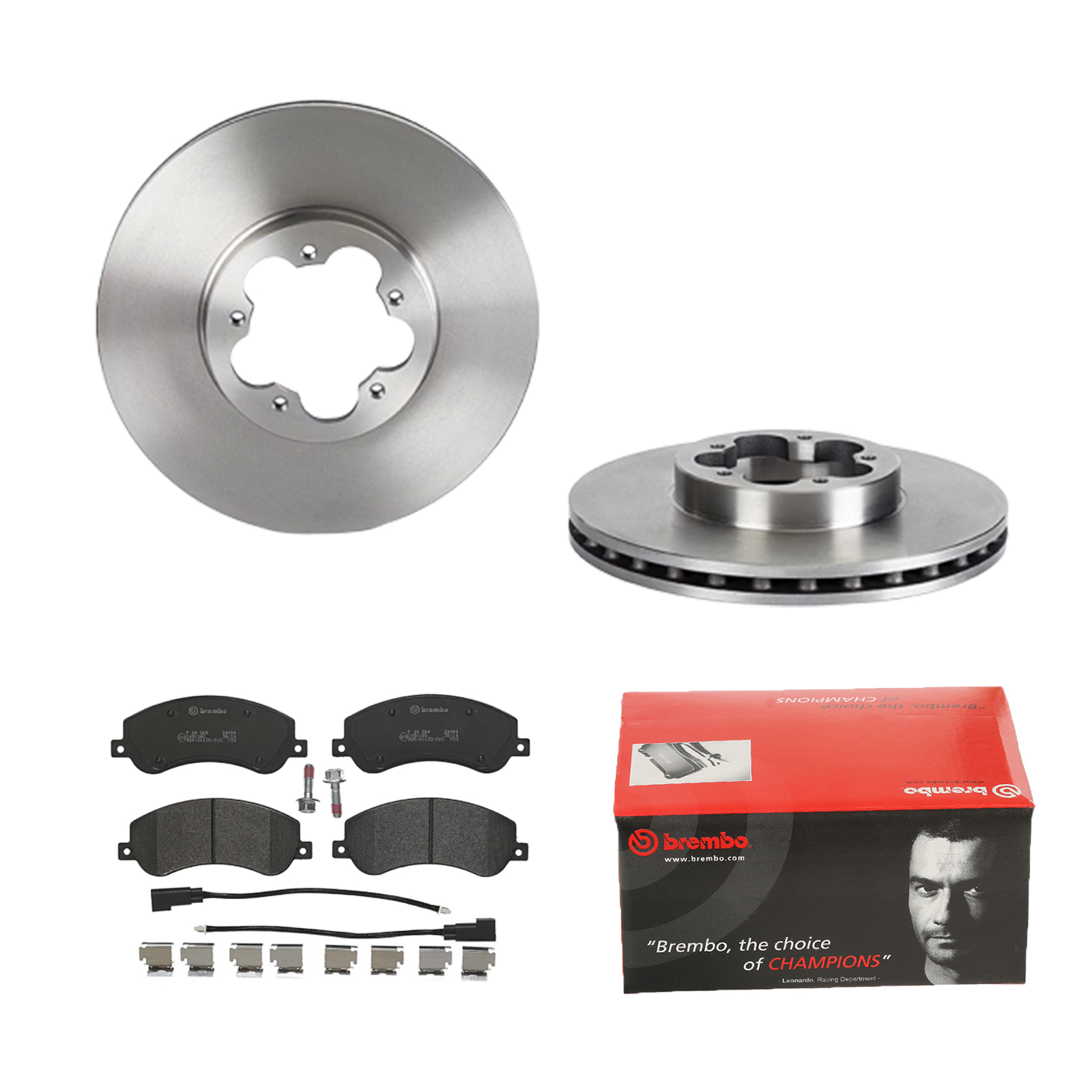 BREMBO Bremsensatz, Scheibenbremse ijdtidekd5 Vorderachse Innenbelüftet 300mm 28mm für FORD BYD